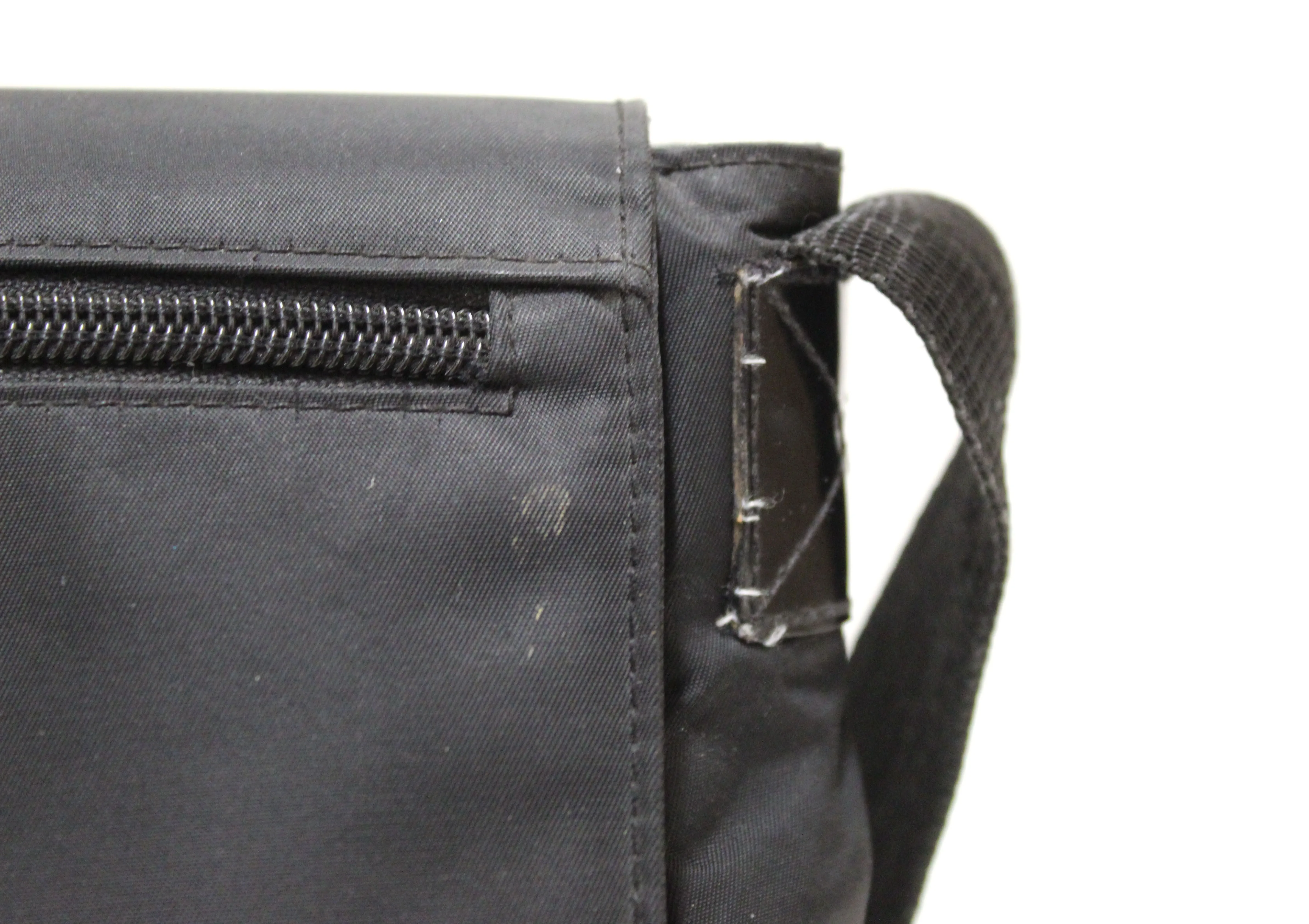 Authentic Prada Black Nylon Crossbody Messenger Bag