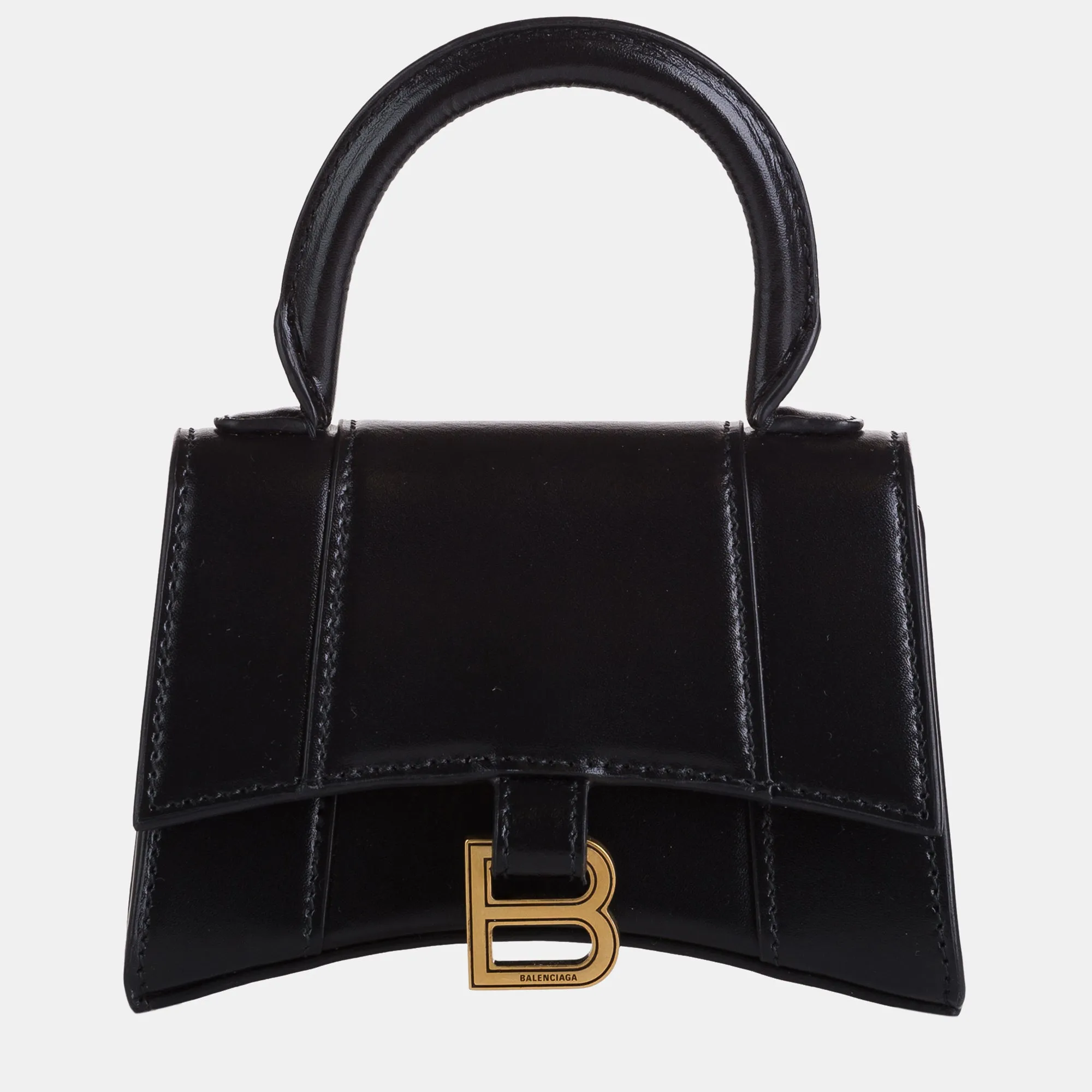 Balenciaga Black Mini Hourglass Bag