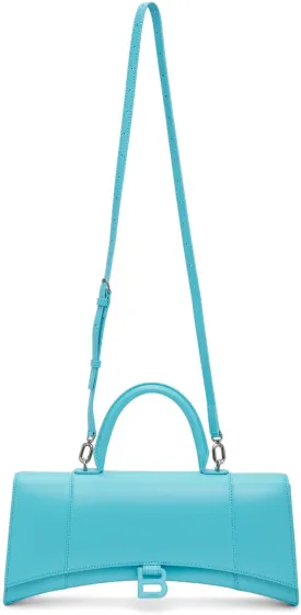 Balenciaga Blue Stretched Hourglass Bag
