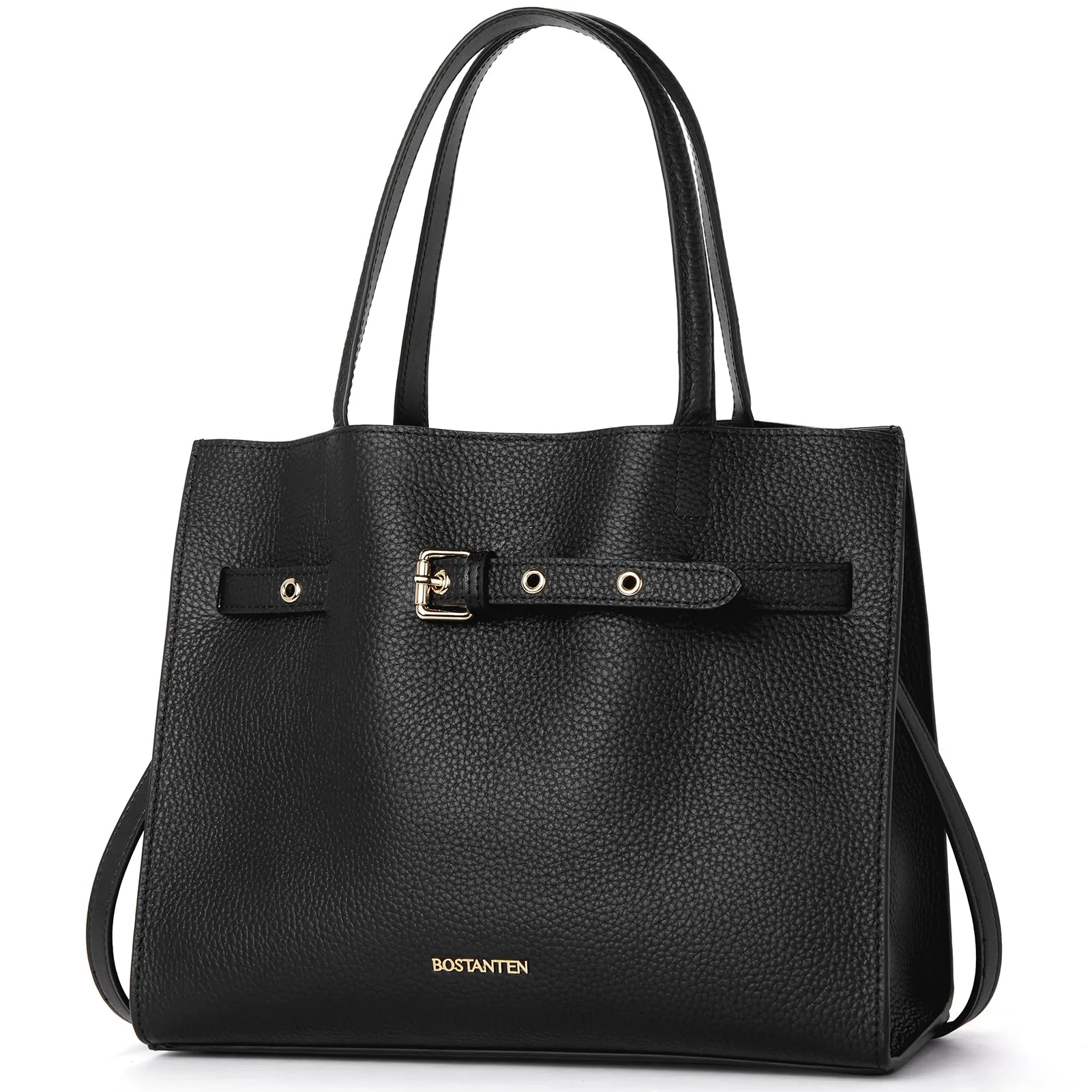 BOSTANTEN Women Handbags Purses Leather Tote Bags Designer Fashion Top Handle Crossbody Bags with Zipper Pouch