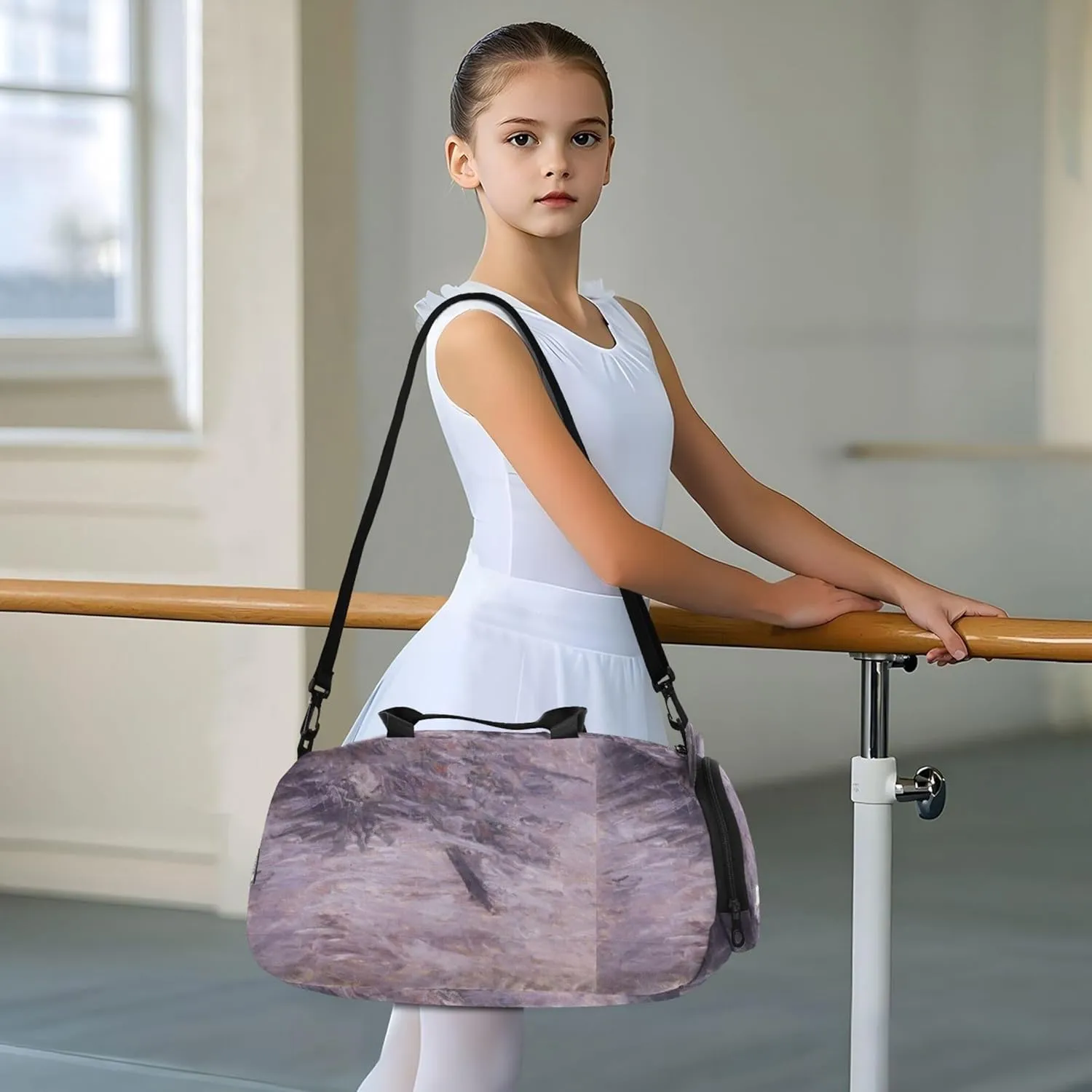 Carry on Duffel Bag Boys Claude Monet Camille Sur Son Lit Demort Overnight Bags Toddler Girls Duffle Bags Travel Tote Sports Dance Bag