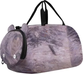 Carry on Duffel Bag Boys Claude Monet Camille Sur Son Lit Demort Overnight Bags Toddler Girls Duffle Bags Travel Tote Sports Dance Bag