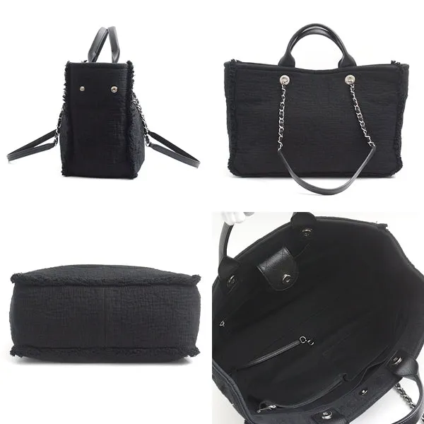 Chanel Canvas Deauville 2WAY Tote Bag