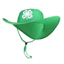 Clover Foldable 4-H Hat with Pouch