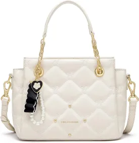 Cnoles Satchel Bag For Women Fashion Leather Handbags and Purses Shoulder Tote Crossbody Top Handle Bags