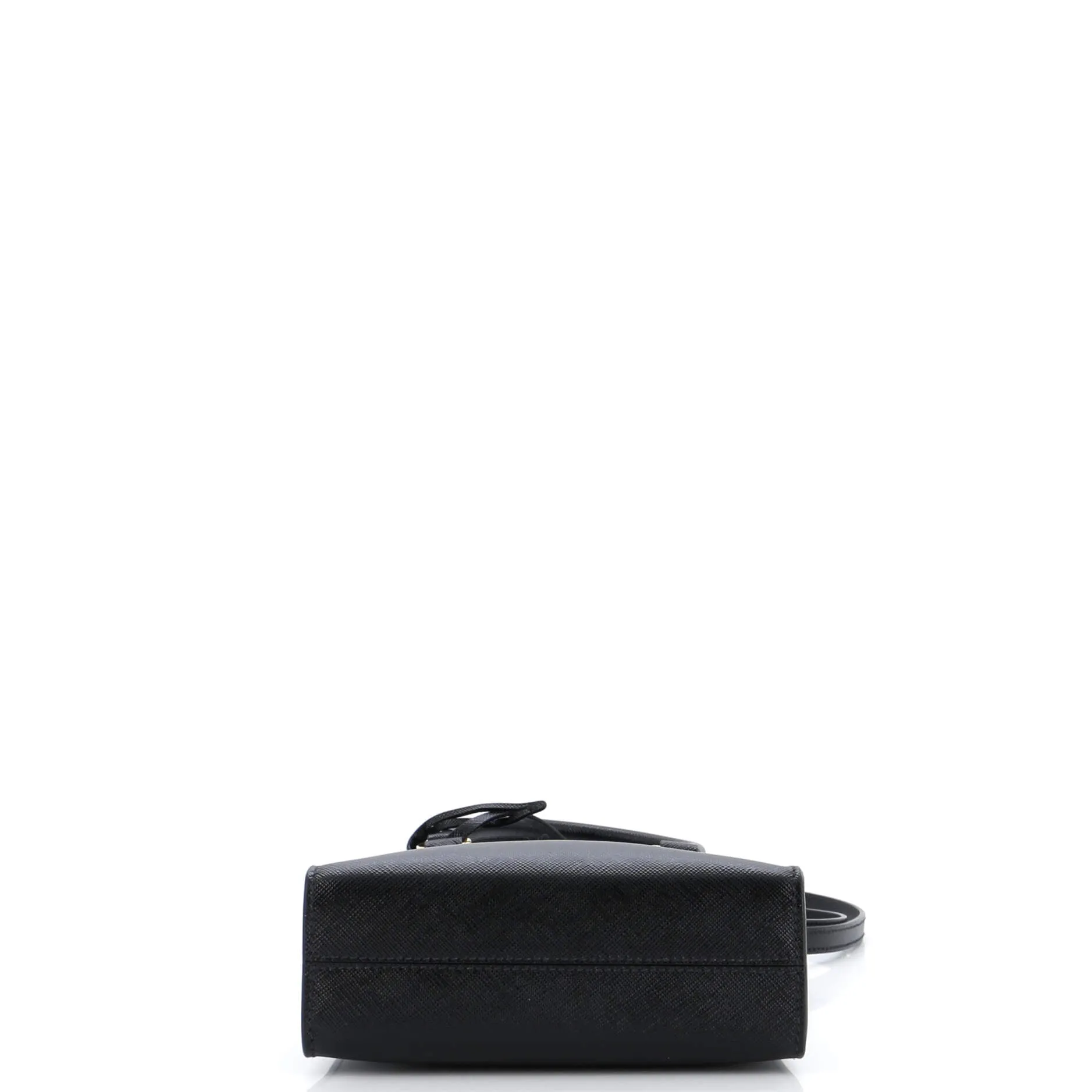 Convertible Open Tote Saffiano Leather Mini