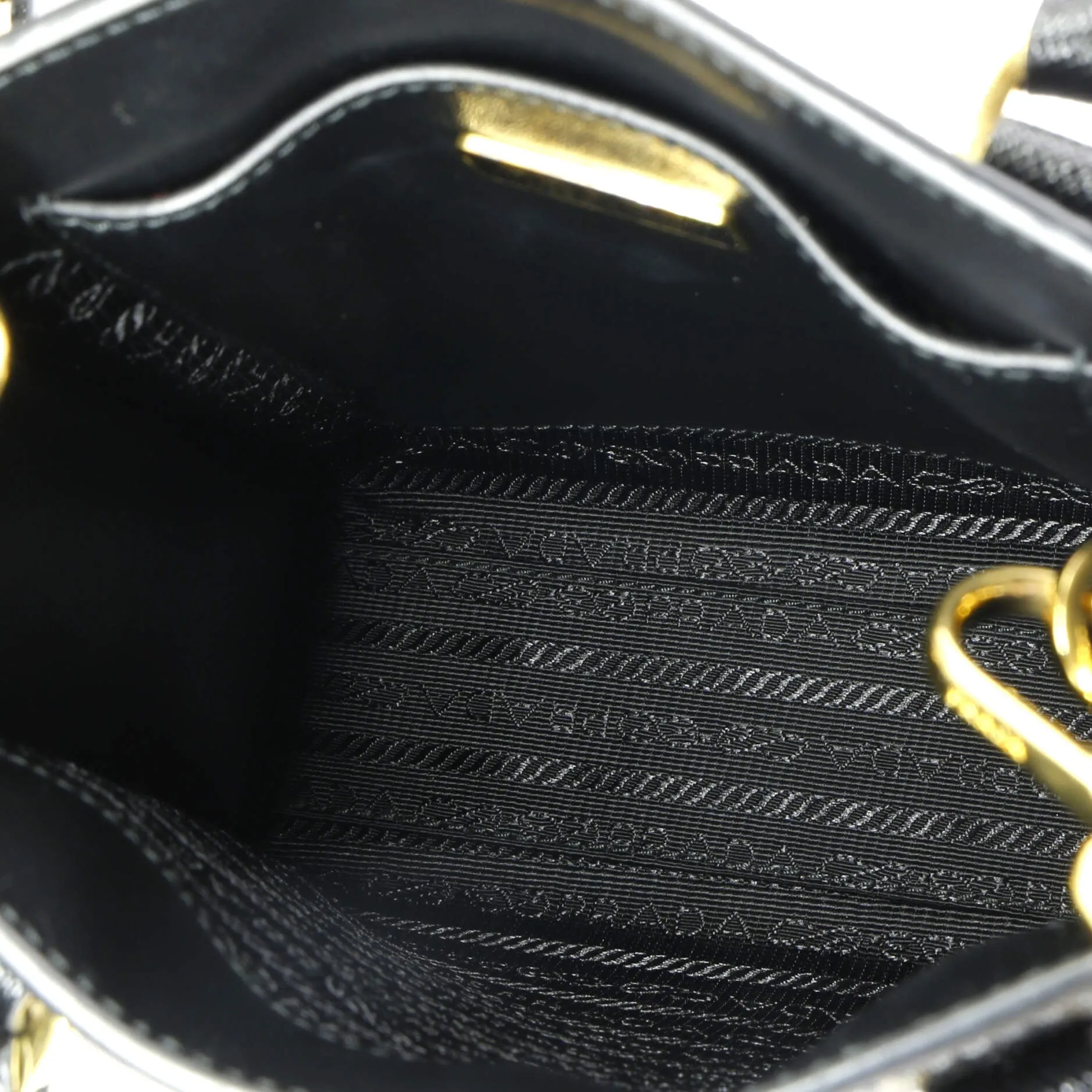 Convertible Open Tote Saffiano Leather Mini