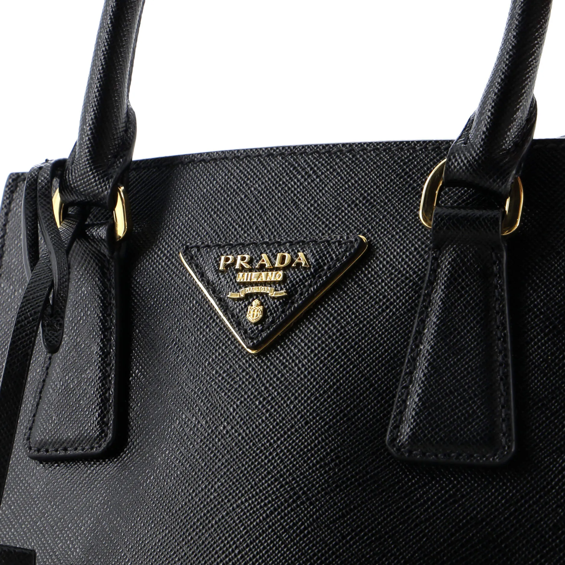 Convertible Open Tote Saffiano Leather Mini