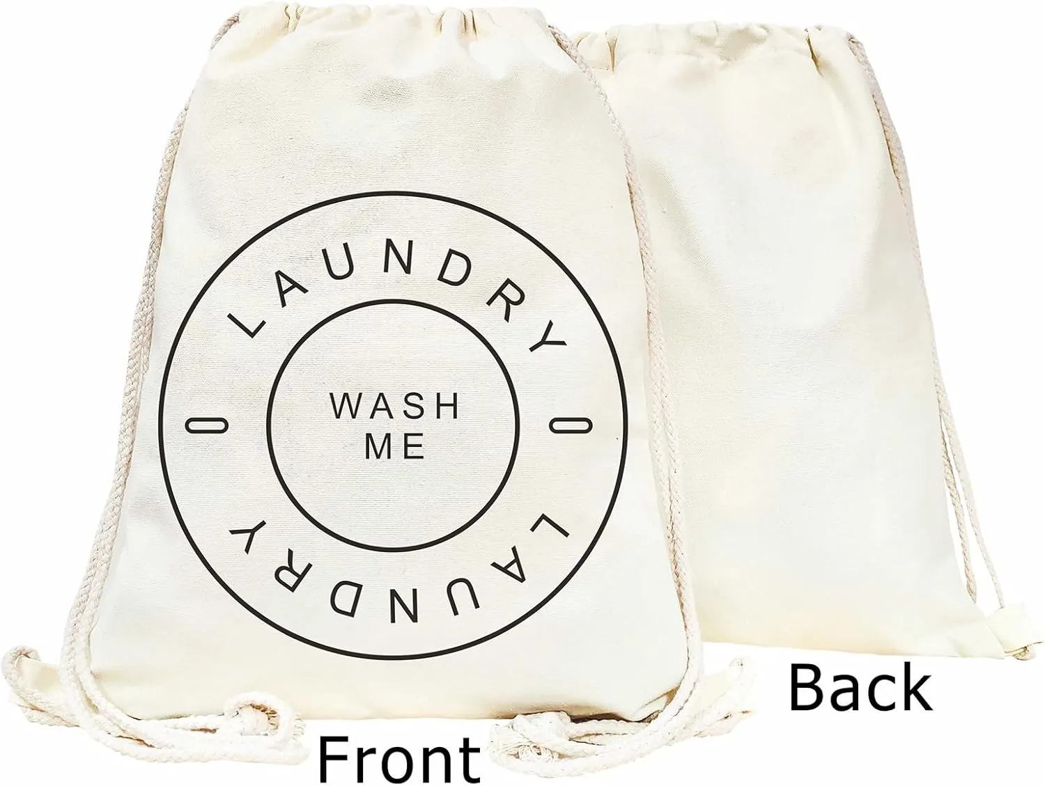 Cotton Drawstring Backpack Canvas Laundry Drawstring Bag Cute Backpack for Women Gift Resuable Grocery Drawstring Bag Storage Draw String Bag Cinch Bag Sackpack