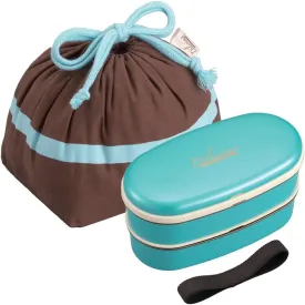 Delicieux lunch box bunk lunch bag with drawstring (Blue) PW-7DCPW-7DC (japan import)