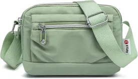 ETidy Nylon Small Womens Crossbody Bag Casual Shoulder Handbag Mini Purse With Adjustable Strap