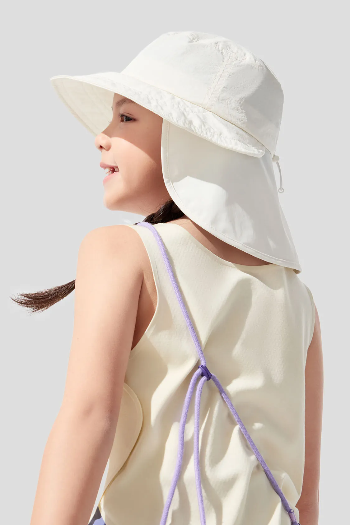 Fold - Kids' Foldable Sun Hat with Shoulder Protection UPF50 