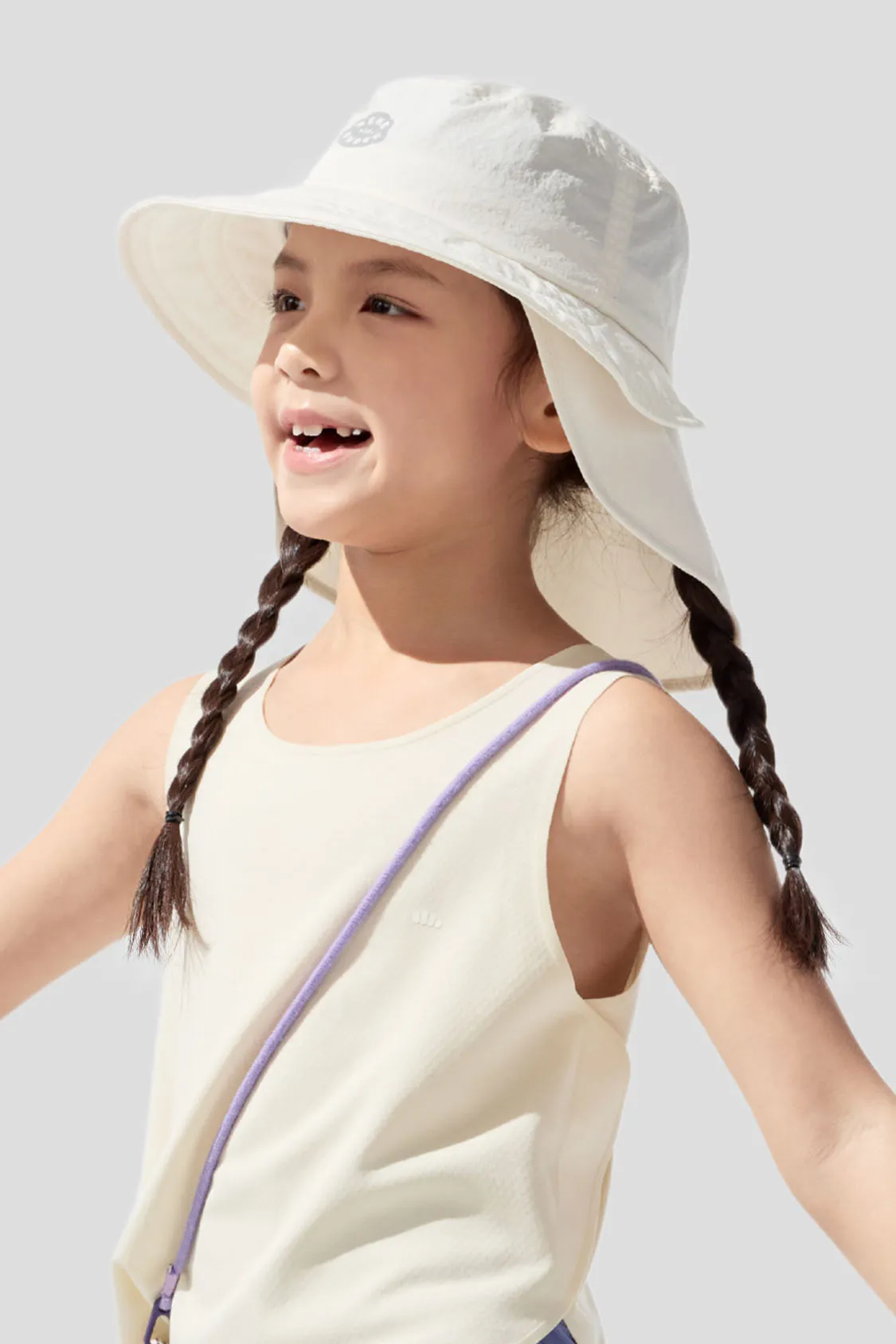 Fold - Kids' Foldable Sun Hat with Shoulder Protection UPF50 