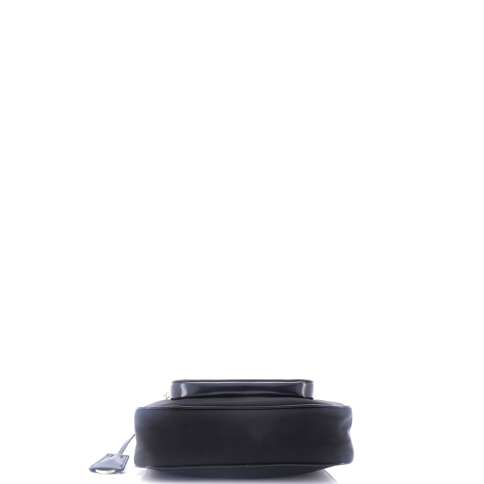 Front Pocket Hobo Re-Nylon and Brushed Leather Mini