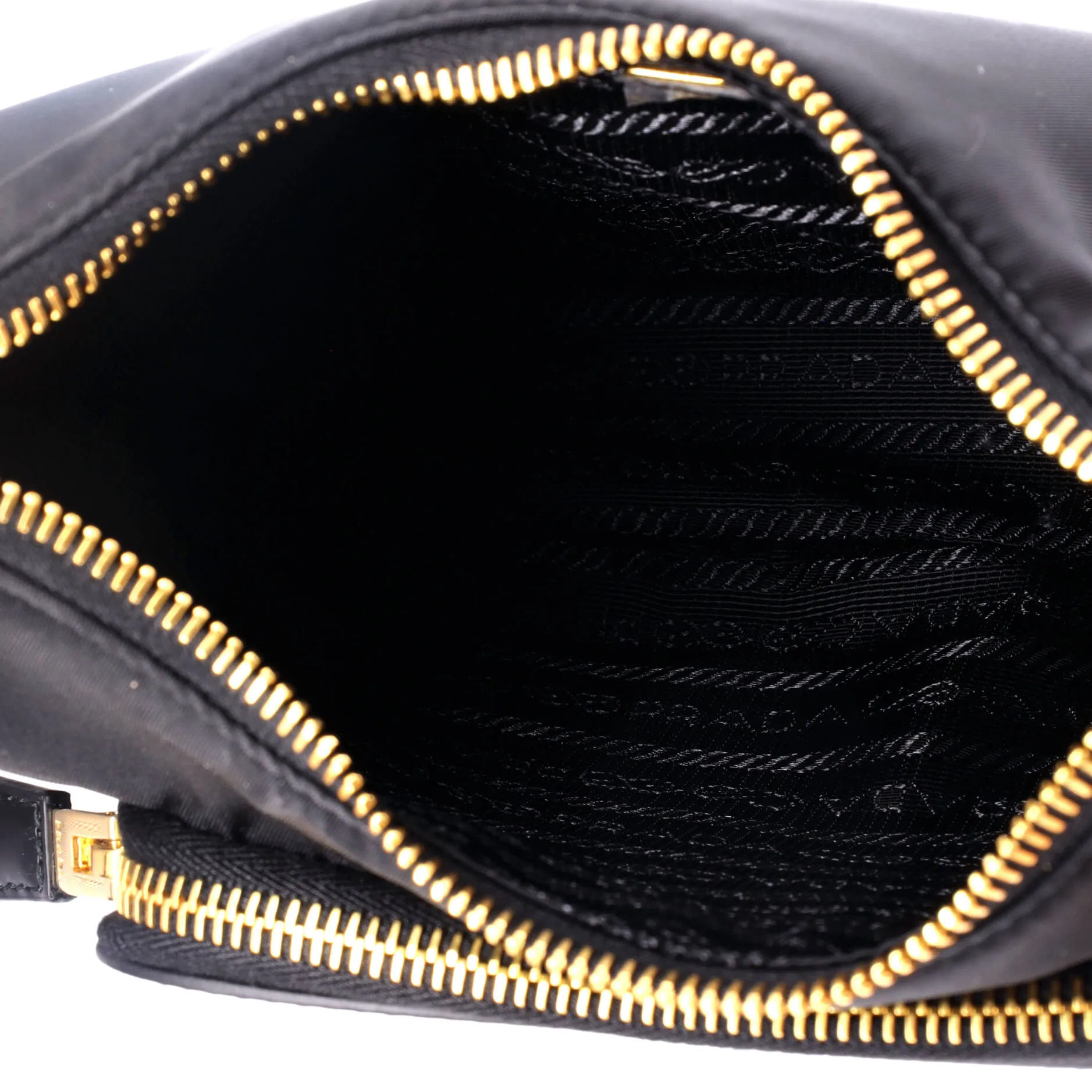 Front Pocket Hobo Re-Nylon and Brushed Leather Mini