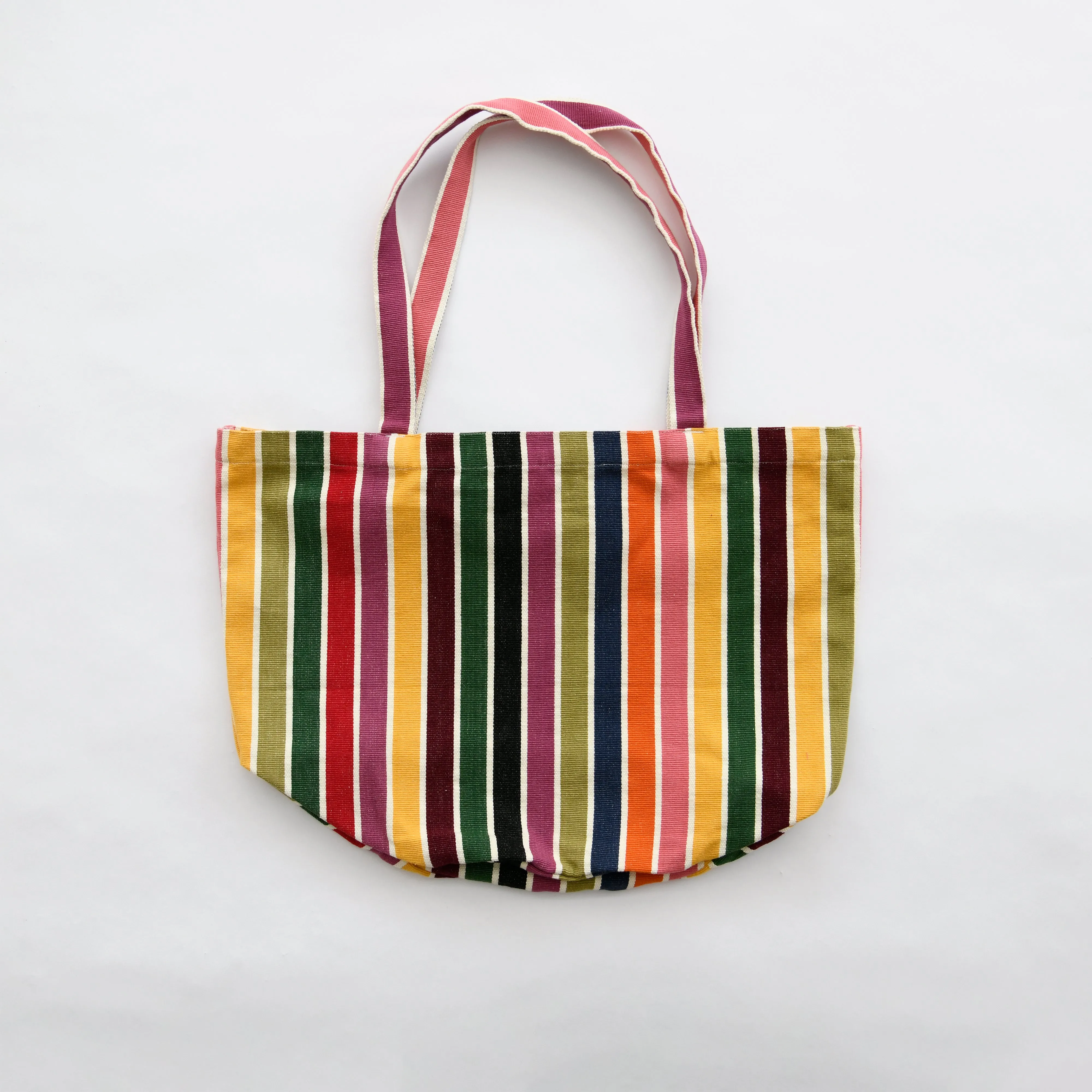 Garza Marfa Spring Stripe Cotton Tote Bag