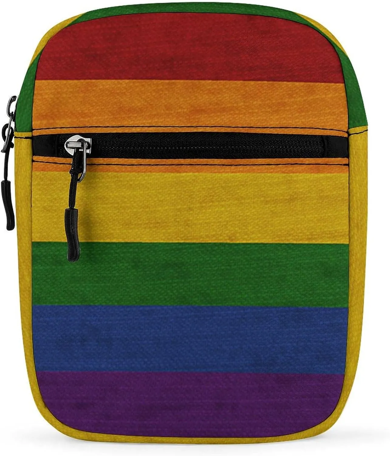 Gay Pride Flag Small Crossbody Bags Mini Shoulder Bag Travel Messenger Bag for Men Women