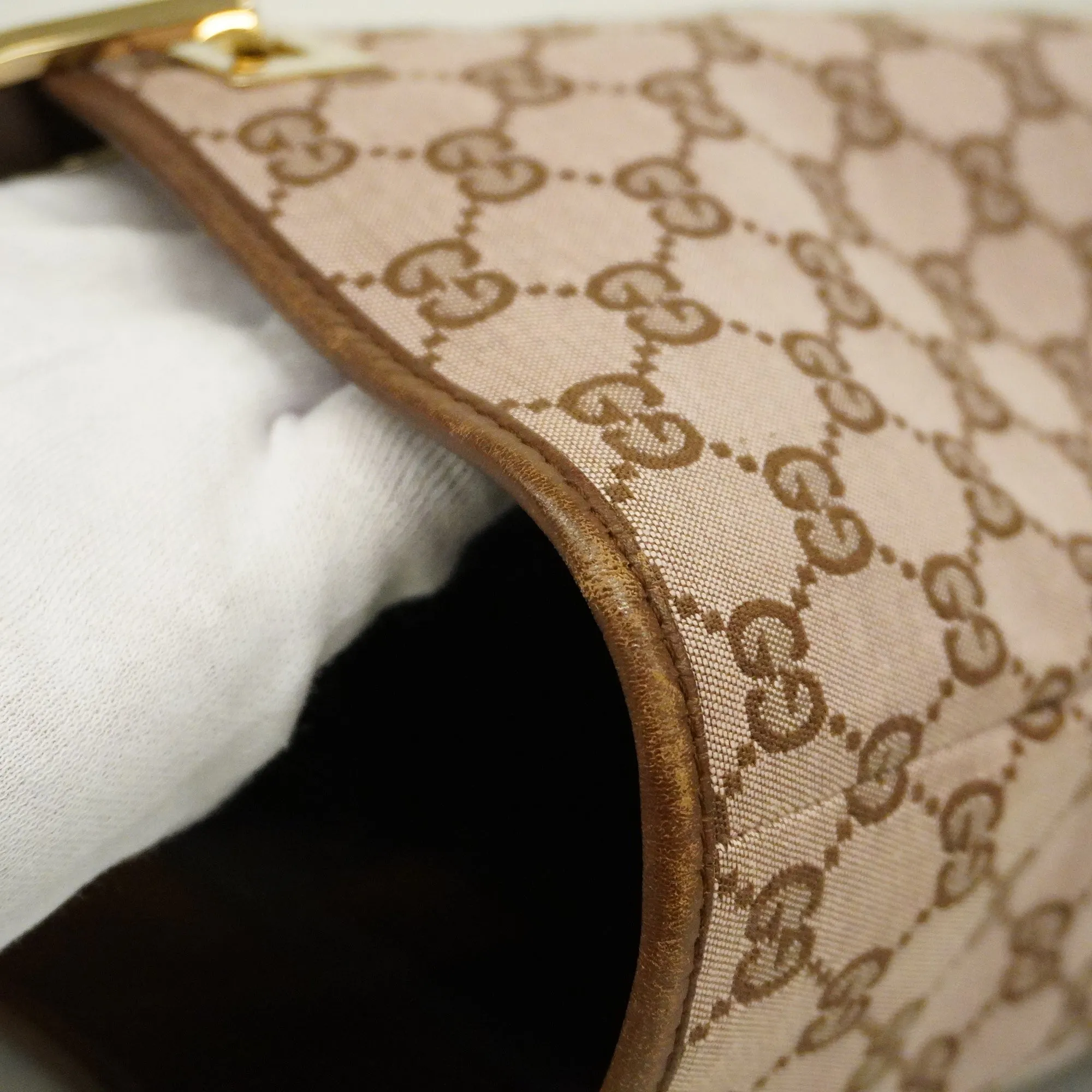 GUCCI  GG Canvas Tote Bag 002 1098 Women's Tote Bag Brown,Pink
