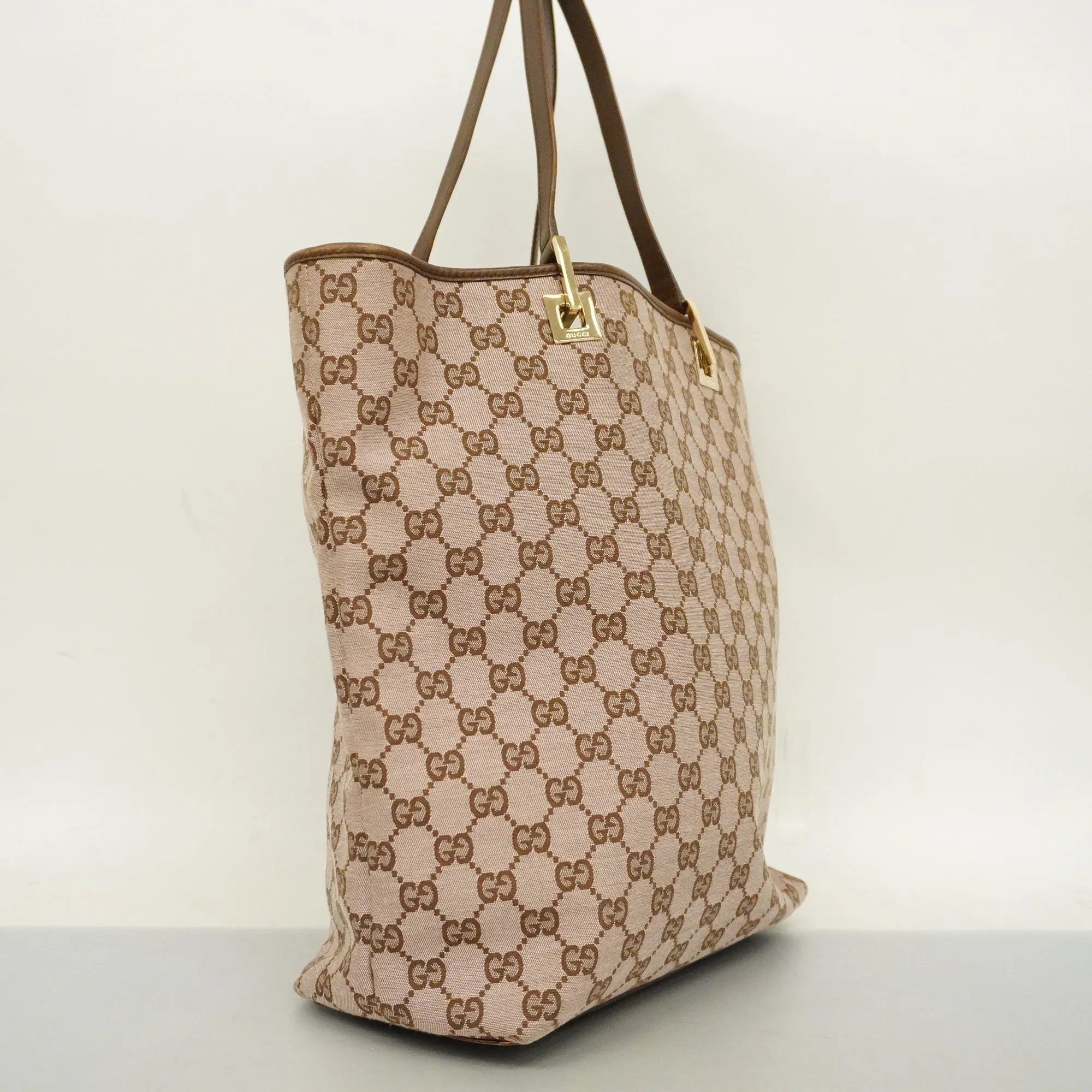 GUCCI  GG Canvas Tote Bag 002 1098 Women's Tote Bag Brown,Pink
