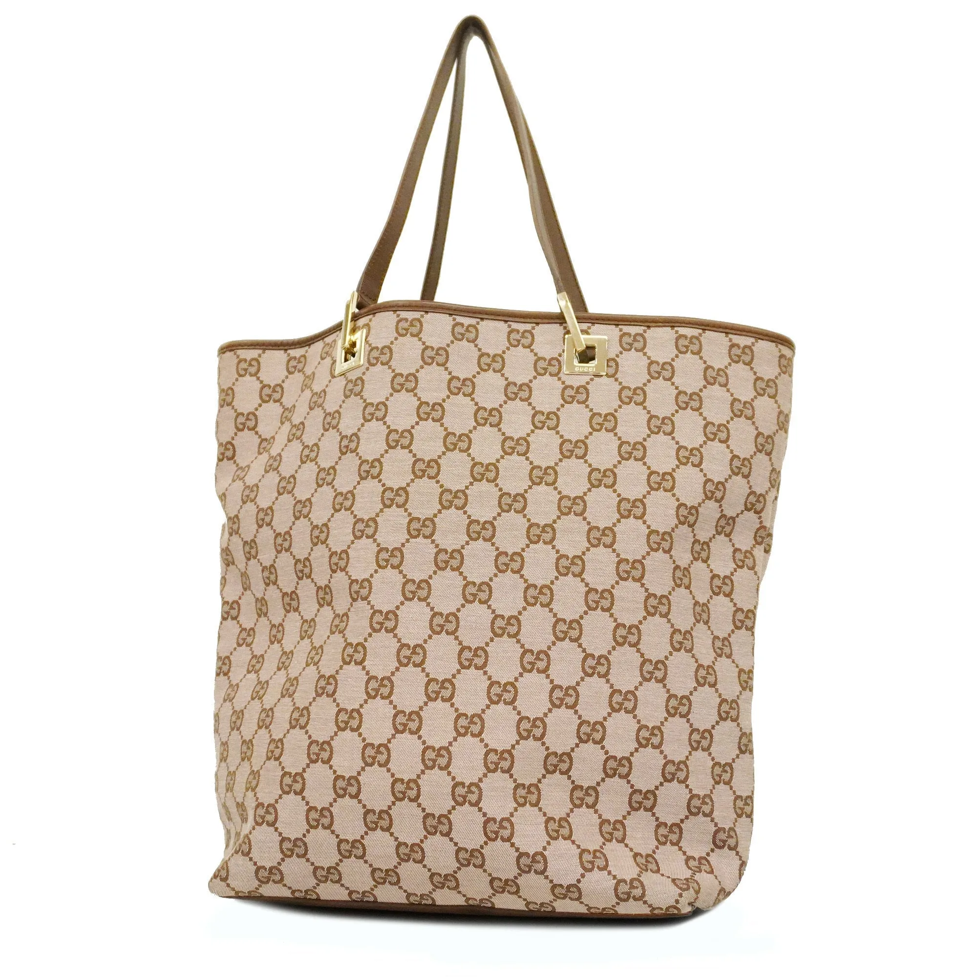 GUCCI  GG Canvas Tote Bag 002 1098 Women's Tote Bag Brown,Pink