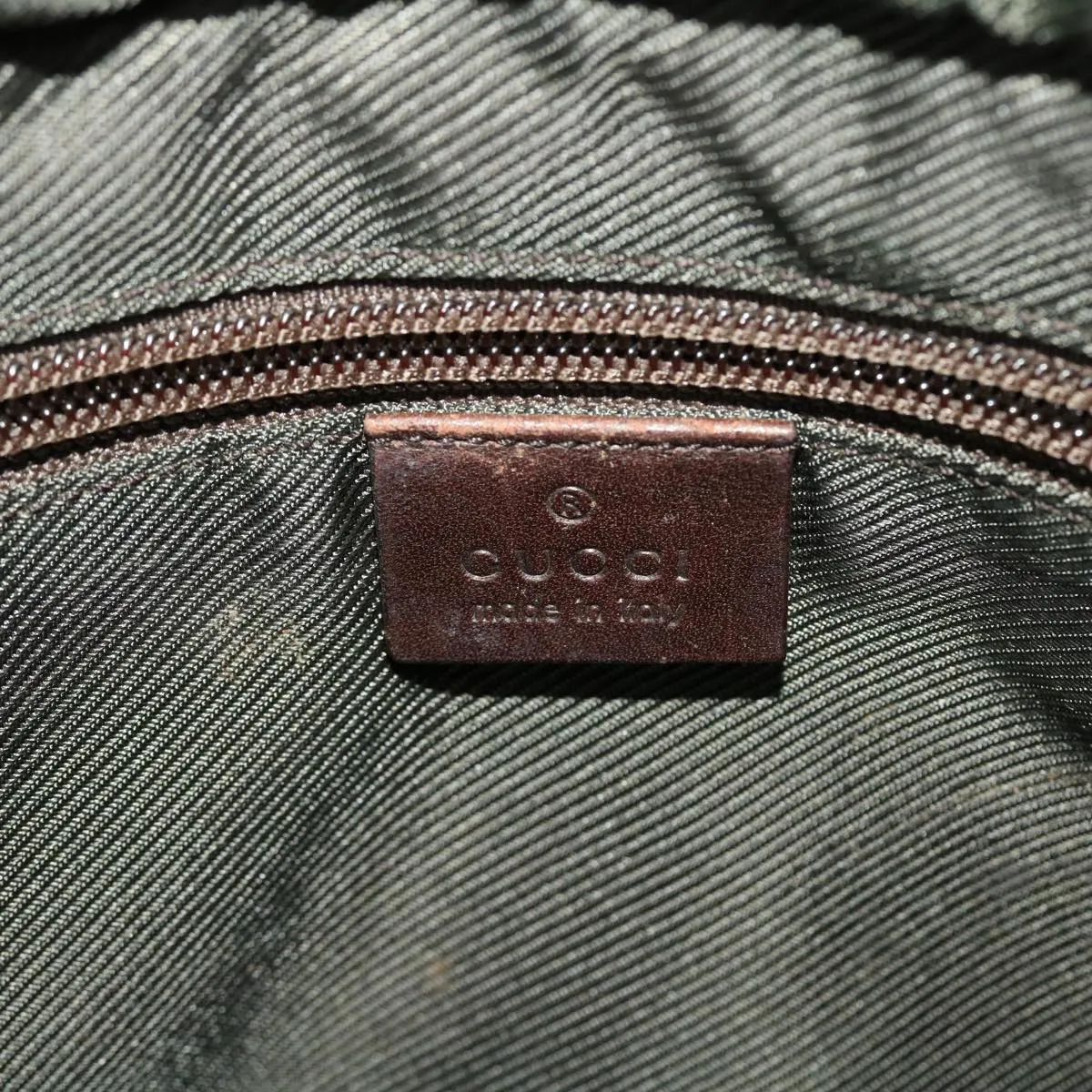 Gucci GG Canvas Tote Bag Leather Beige 28893  am4545