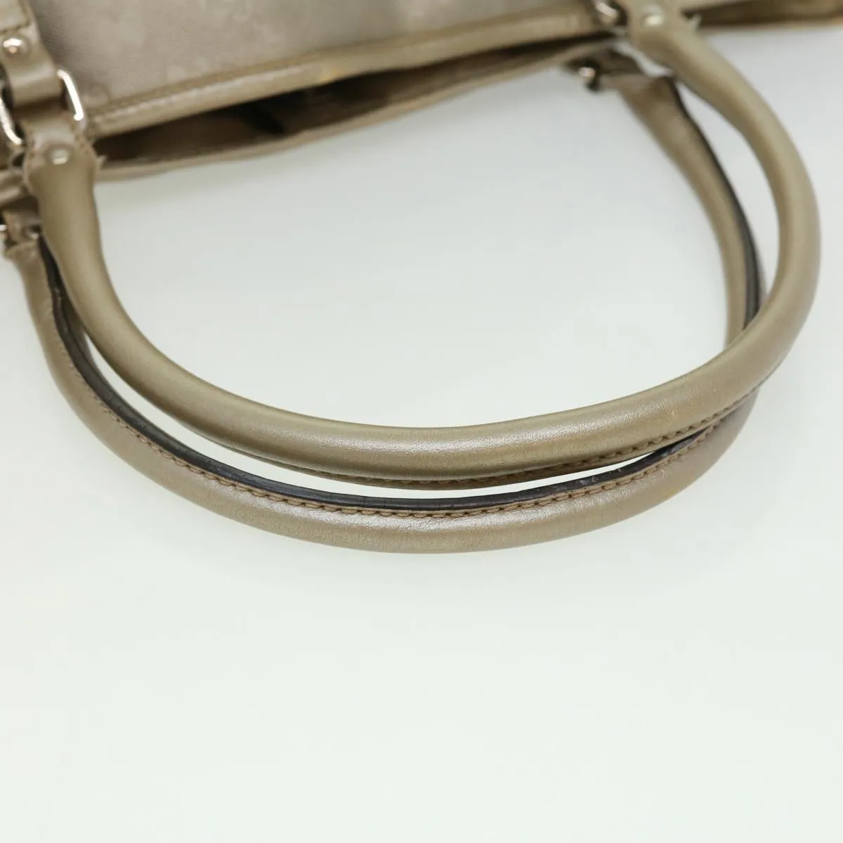 GUCCI GG Canvas Tote Bag Silver  cl184