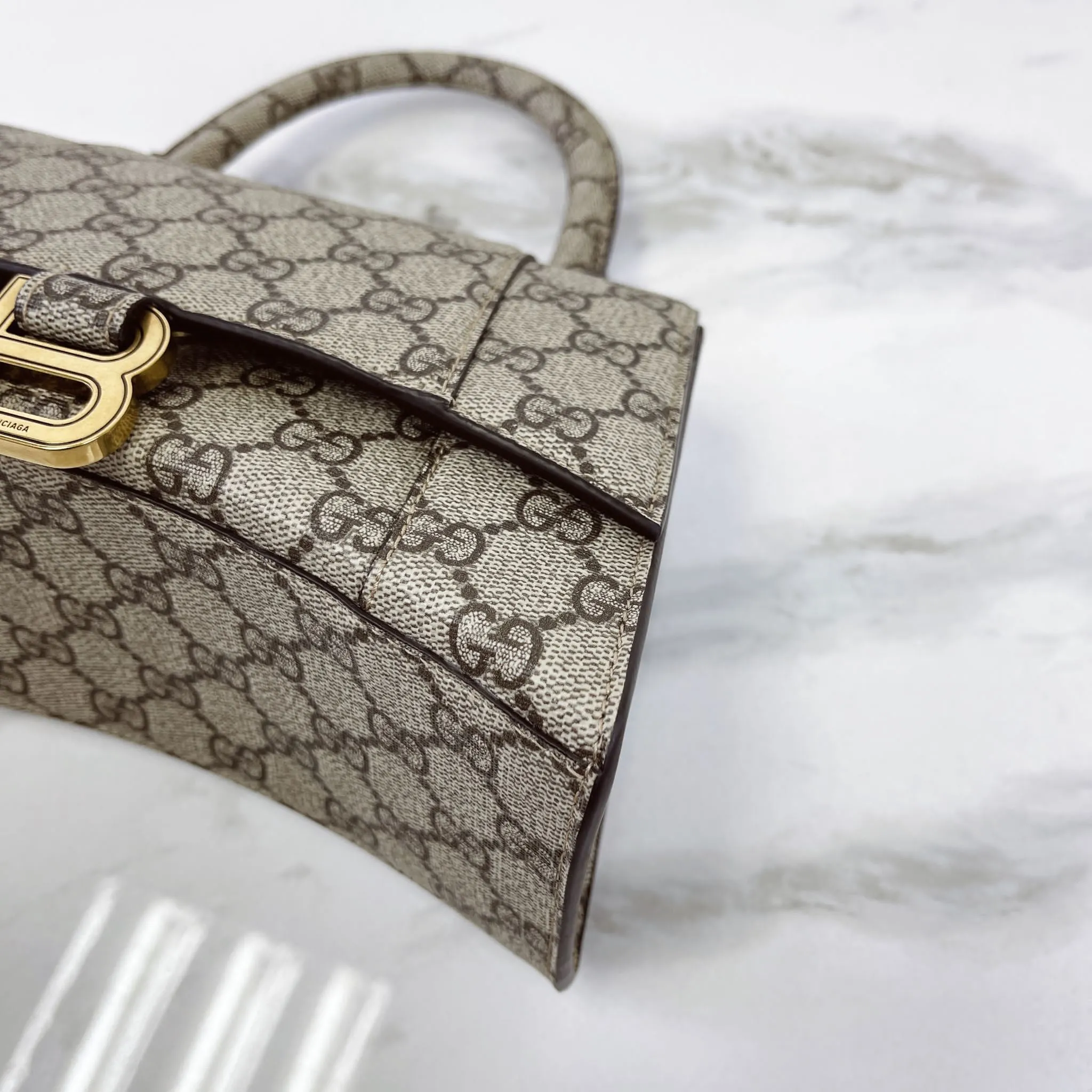 Gucci X Balenciaga Hacker Project Hourglass Bag