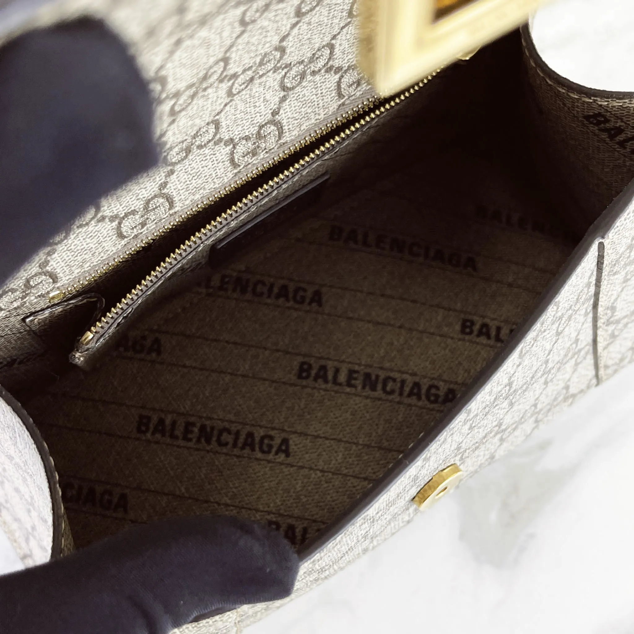 Gucci X Balenciaga Hacker Project Hourglass Bag