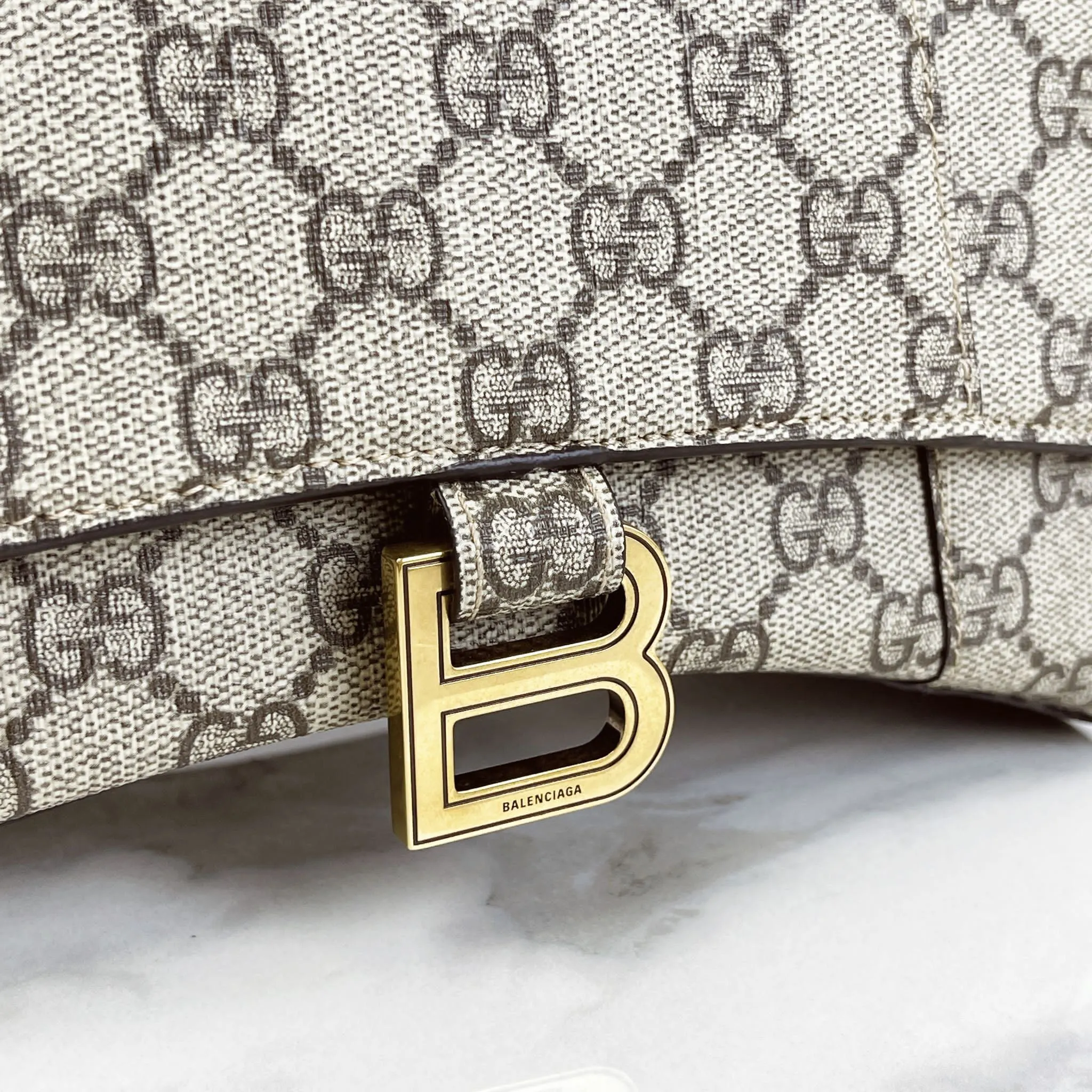 Gucci X Balenciaga Hacker Project Hourglass Bag