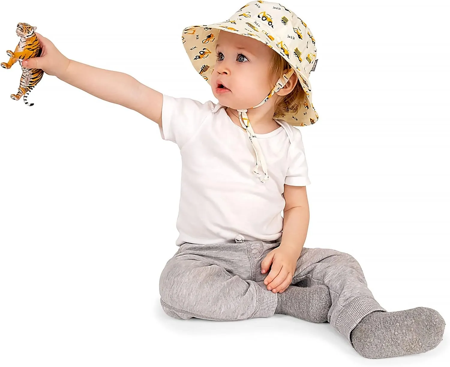 JAN & JUL Grow-with-Me Cotton Bucket Sun-Hat for Baby and Kids