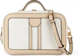 Joryin Anti Theft Crossbody Bag for Women Men, Rfid Blocking Crossbody Purse Travel Bag Top Handle Milky Beige Small Shoulder Handbags Slash-resistant