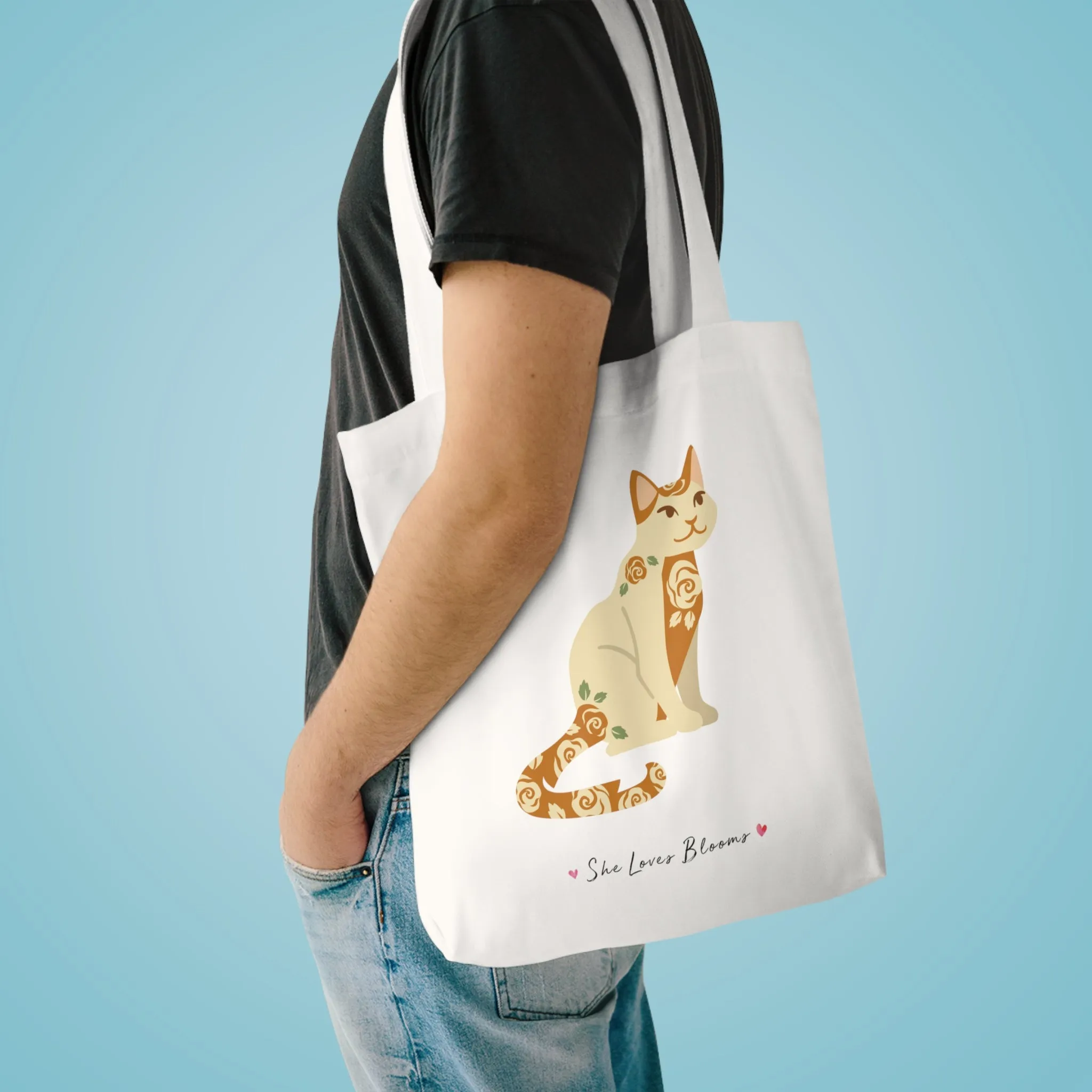 Kitty Peranakan Cotton Tote Bag
