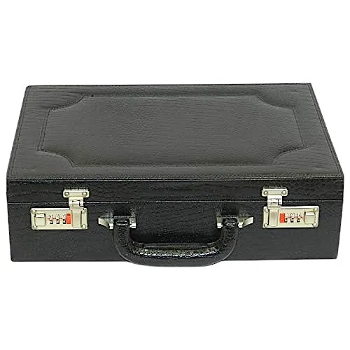 Leather Brief case Double Lock, Perfume box and Document Bag