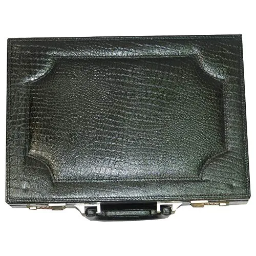 Leather Brief case Double Lock, Perfume box and Document Bag