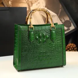Leather Crocodile Pattern Messenger Bags