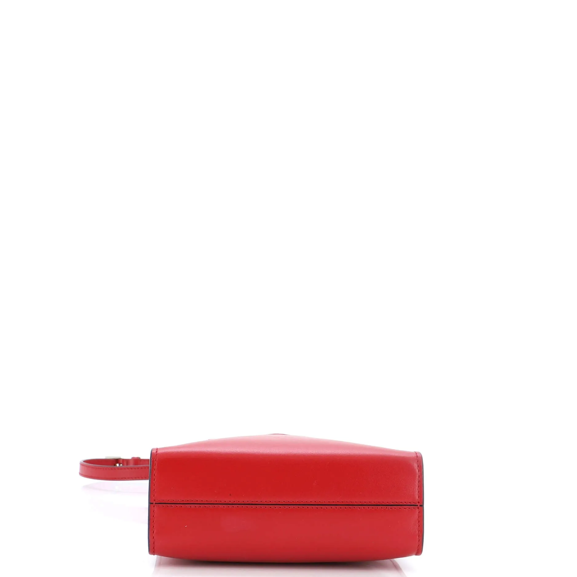 Logo Drill Tote Leather Mini