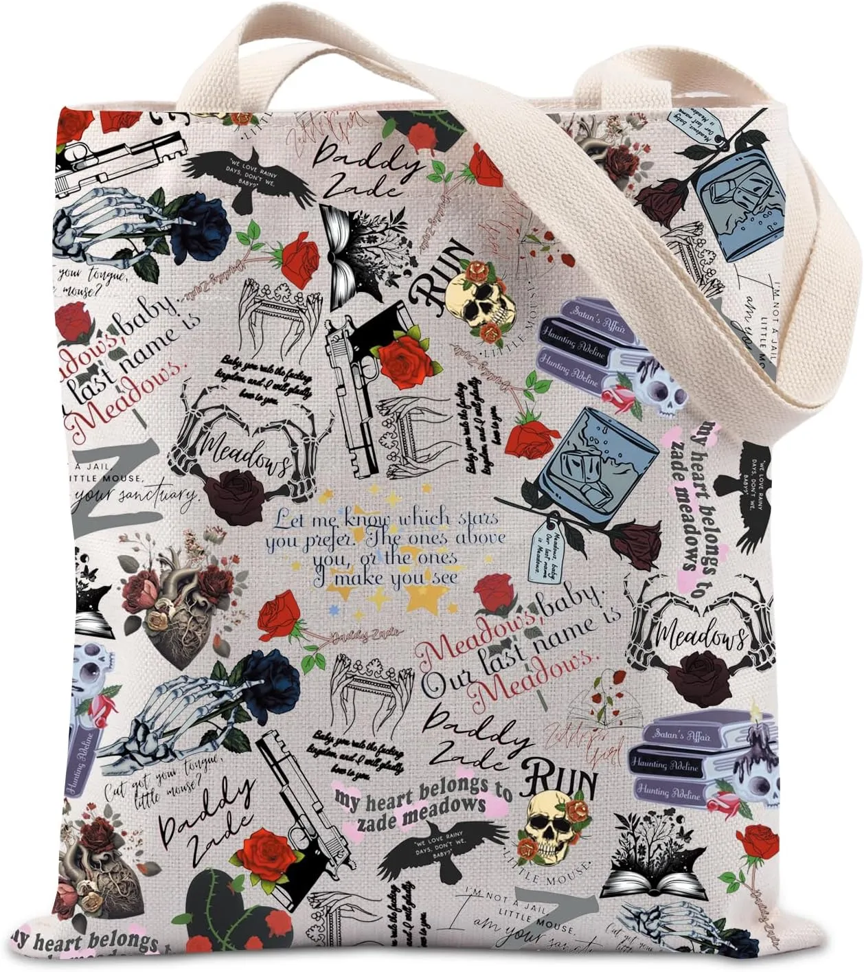 Lywjyb Birdgot Meadows Baby Tote Bag - Dark Romance Novels Gift for Her