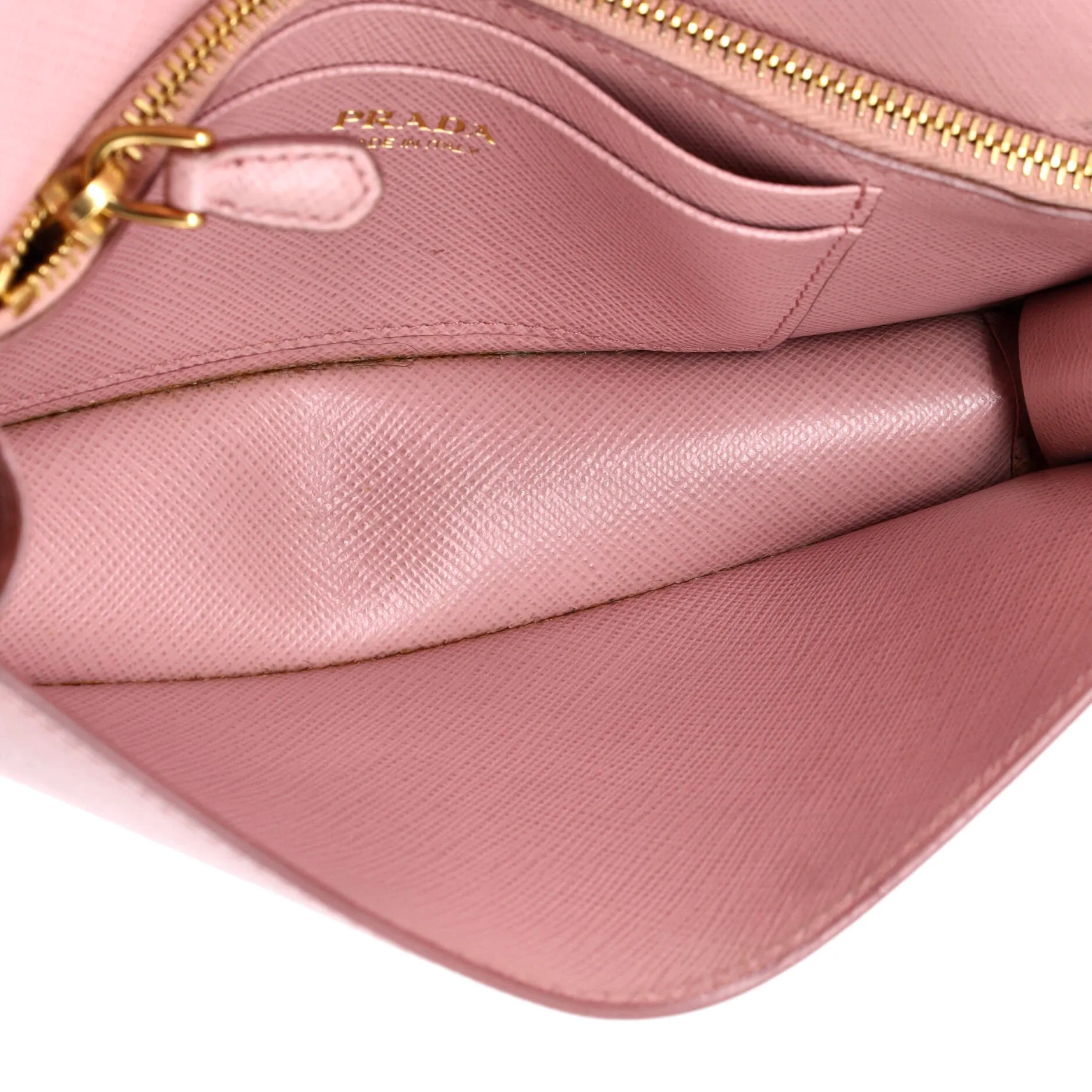Monochrome Wristlet Wallet on Chain Saffiano Leather Mini