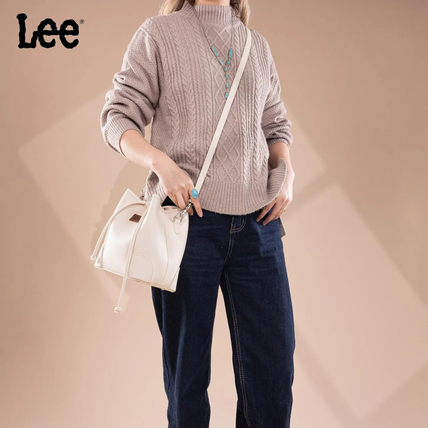 Montana West Lee Small Crossbody Bags for Women Drawstring Bucket Purse with Adjustable Strap