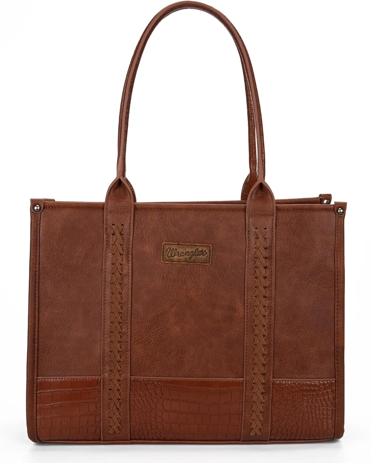 Montana West  Wrangler Tote Bag for Women Western Cow Print Purse Designer Top Handle Handbags