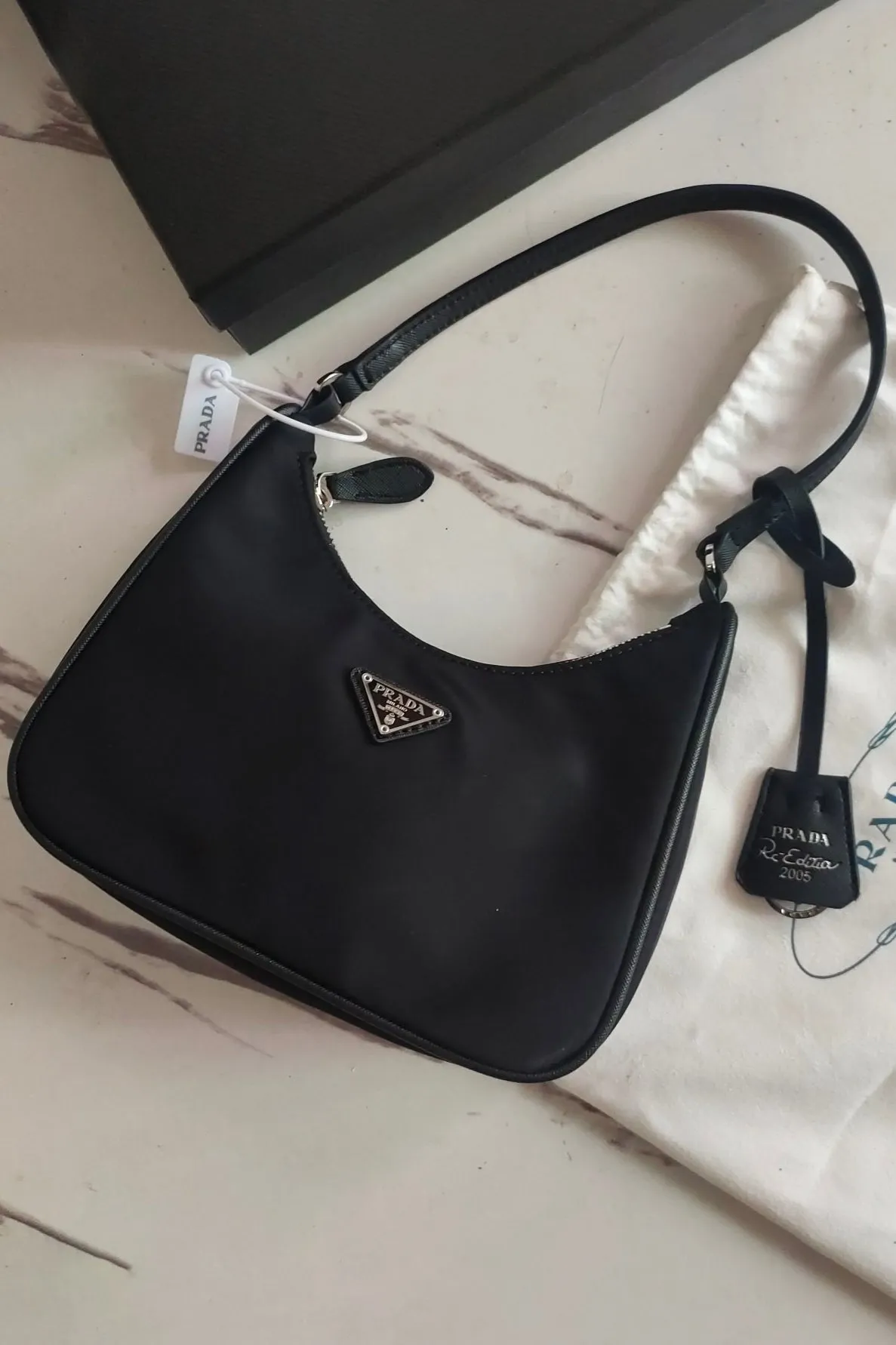 P Re-Edition 2005 Re-Nylon & Saffiano Mini Bag