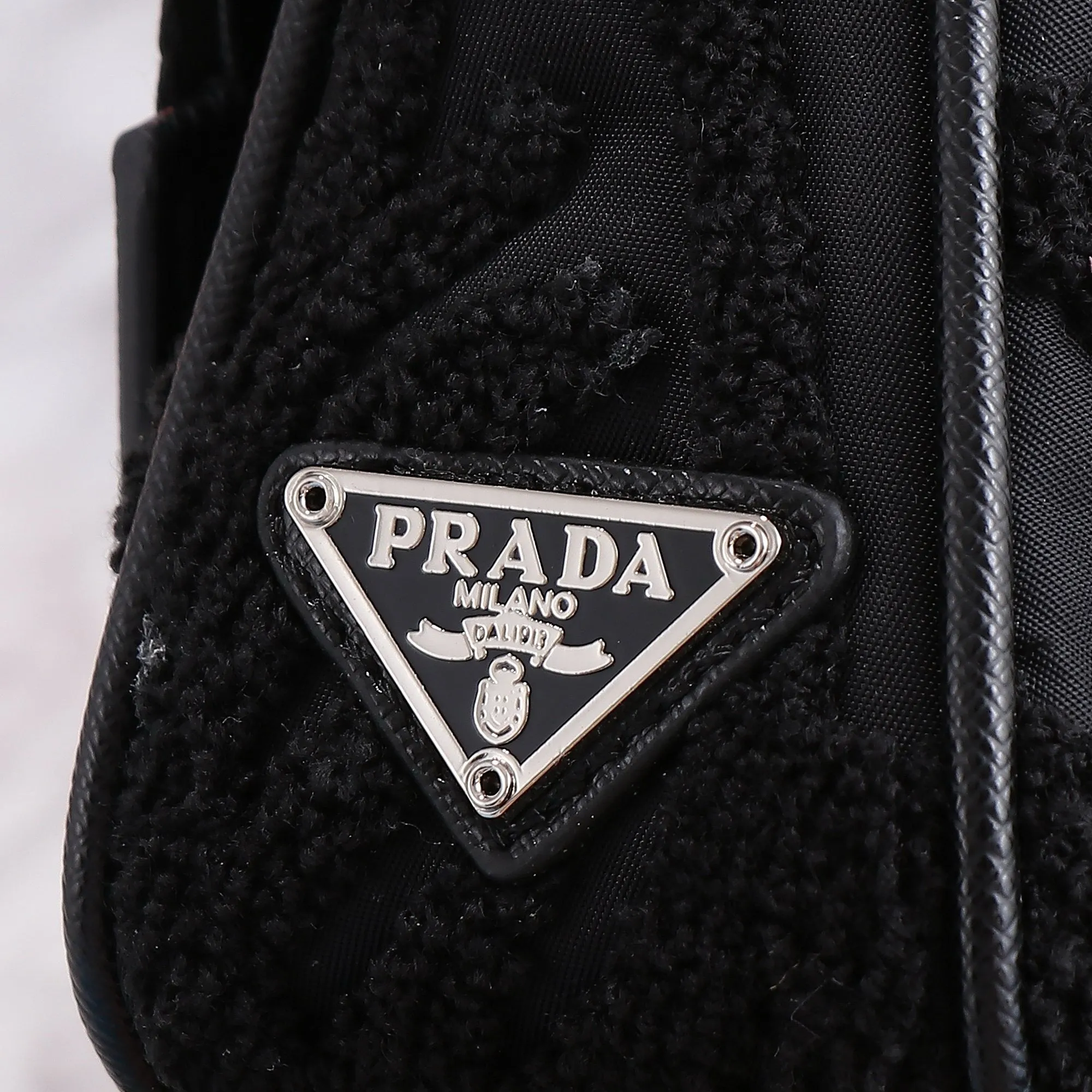 PD263 Prada Re-Edition Wool Mini-bag / 8.6x7x2.3inch
