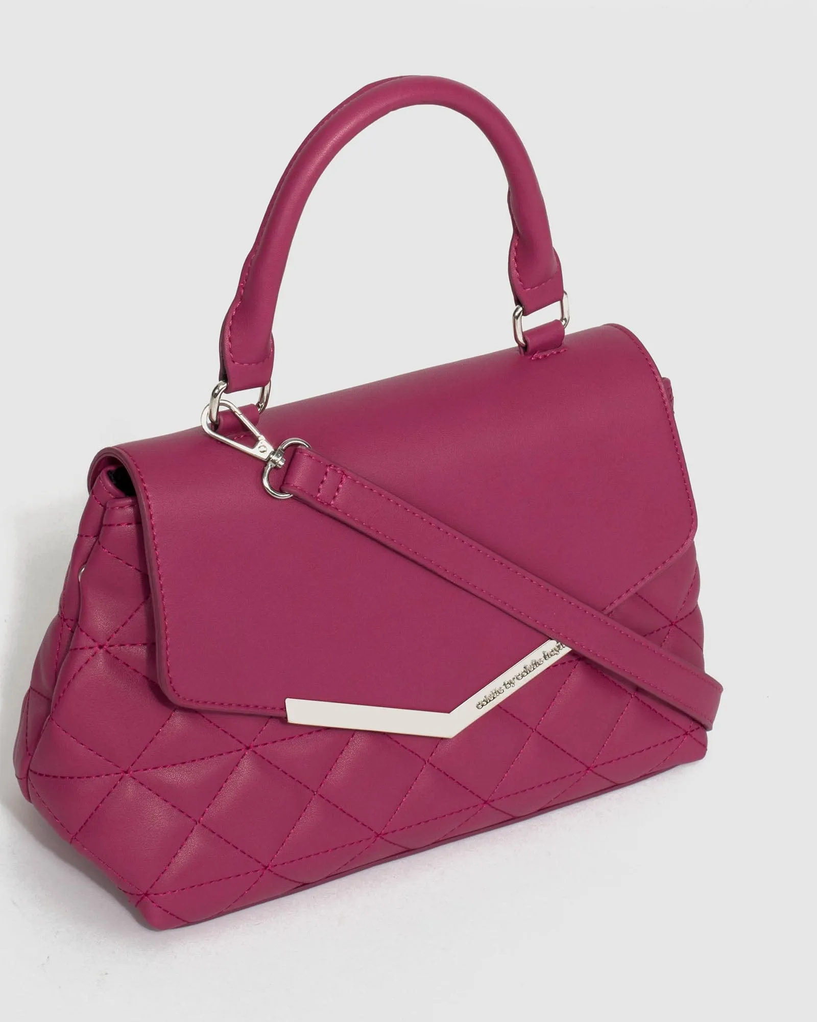 Pink Fiala Top Handle Bag