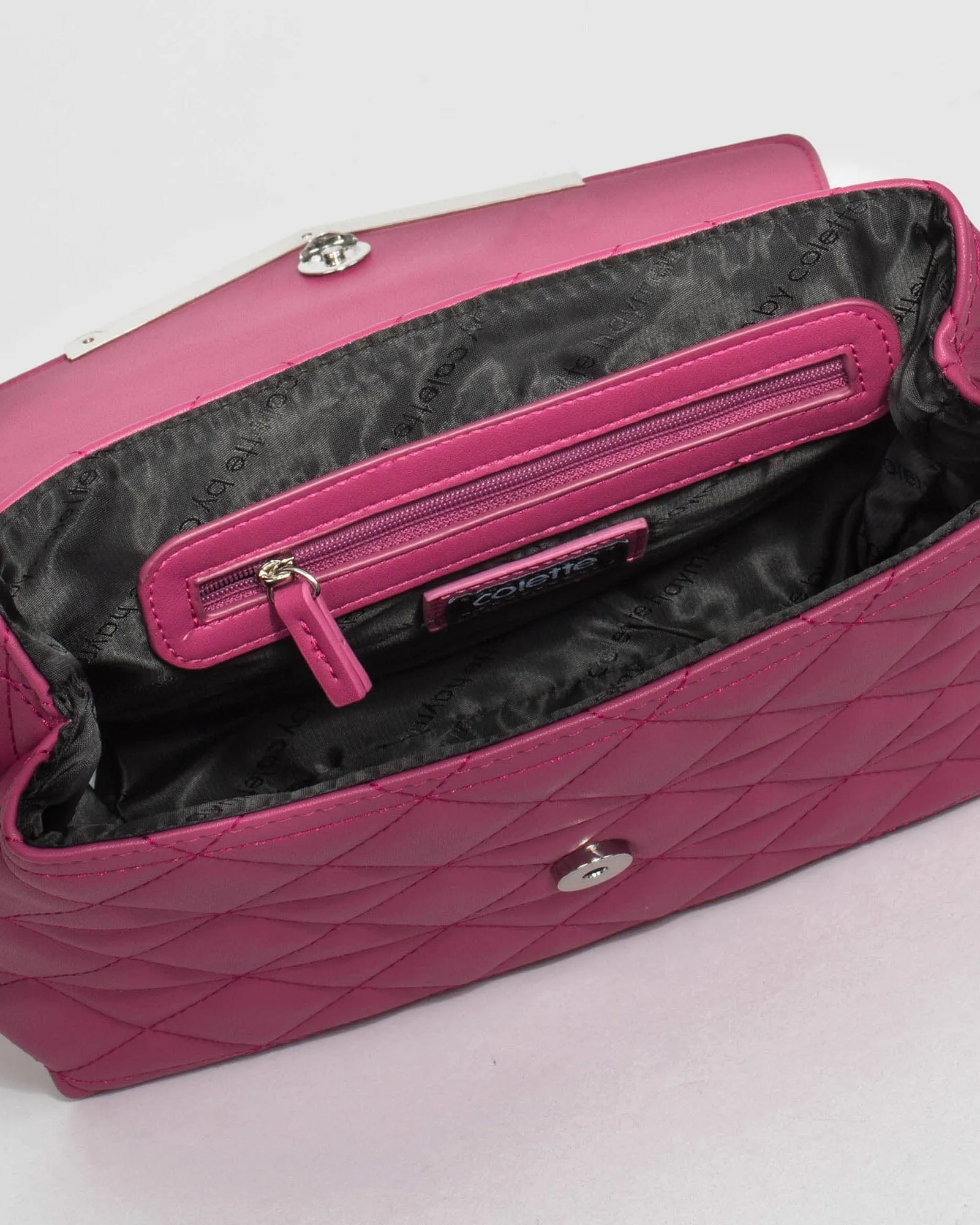 Pink Fiala Top Handle Bag