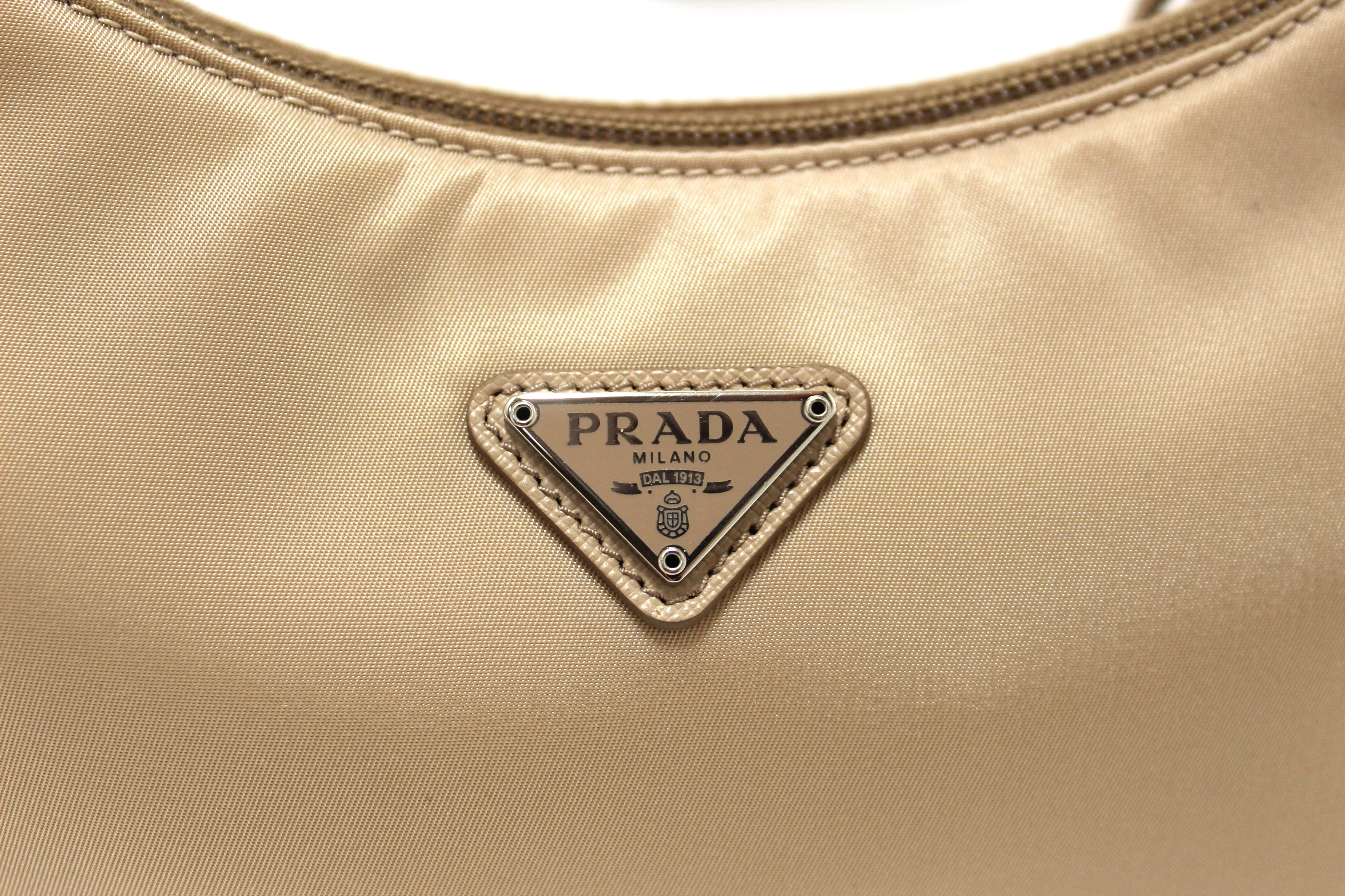 Prada Desert Beige Re-Nylon Re-Edition 2000 Mini Shoulder Bag