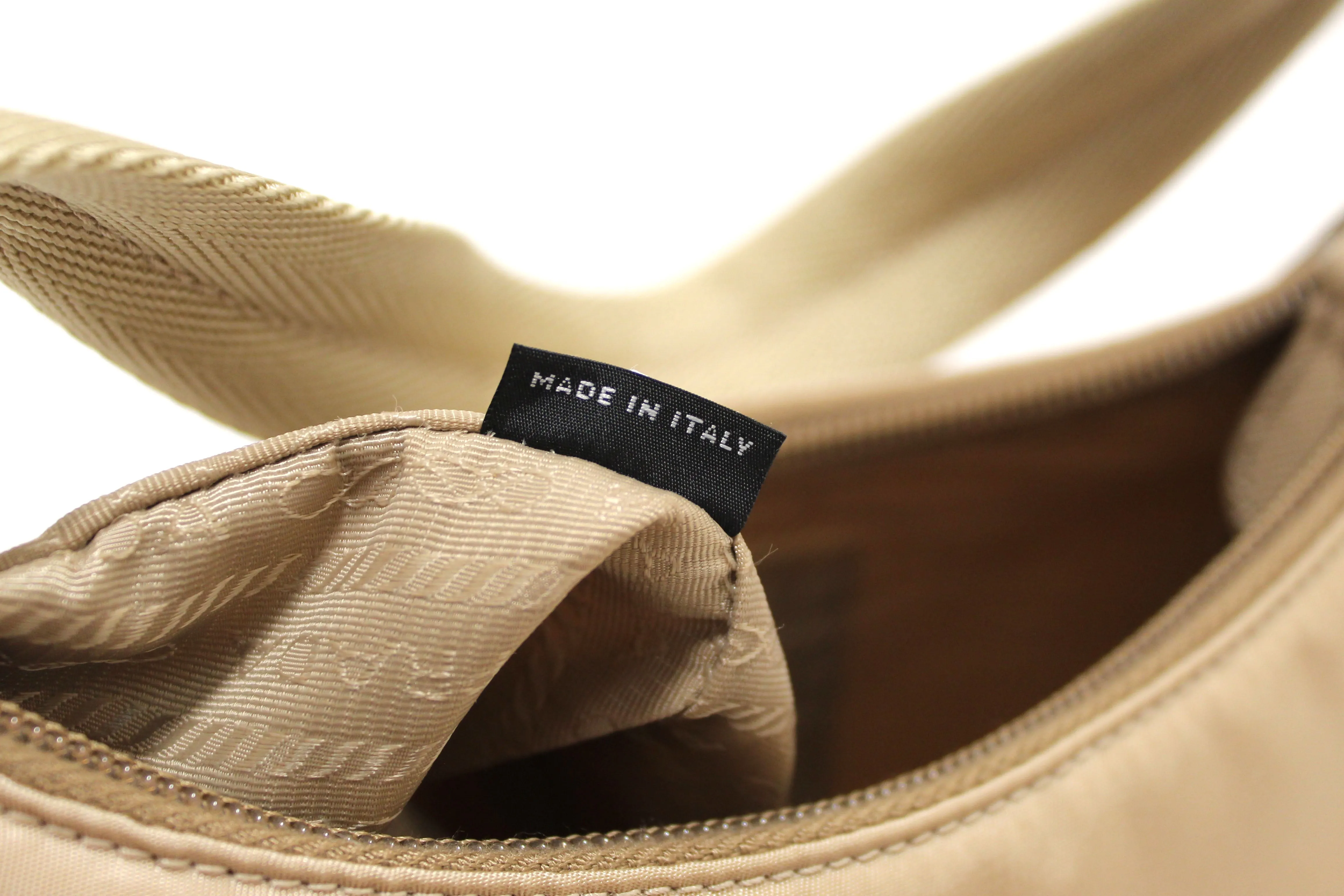 Prada Desert Beige Re-Nylon Re-Edition 2000 Mini Shoulder Bag