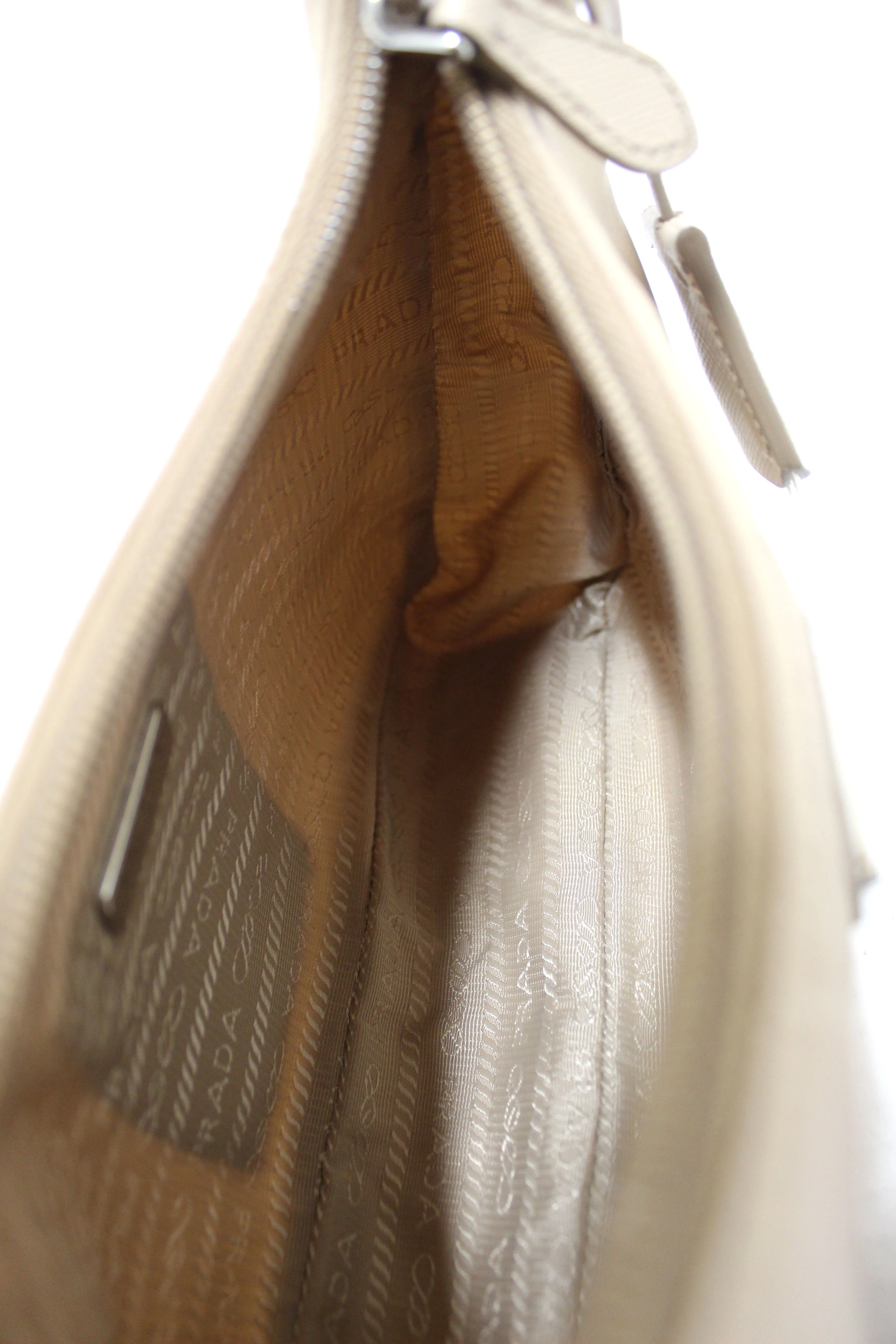 Prada Desert Beige Re-Nylon Re-Edition 2000 Mini Shoulder Bag