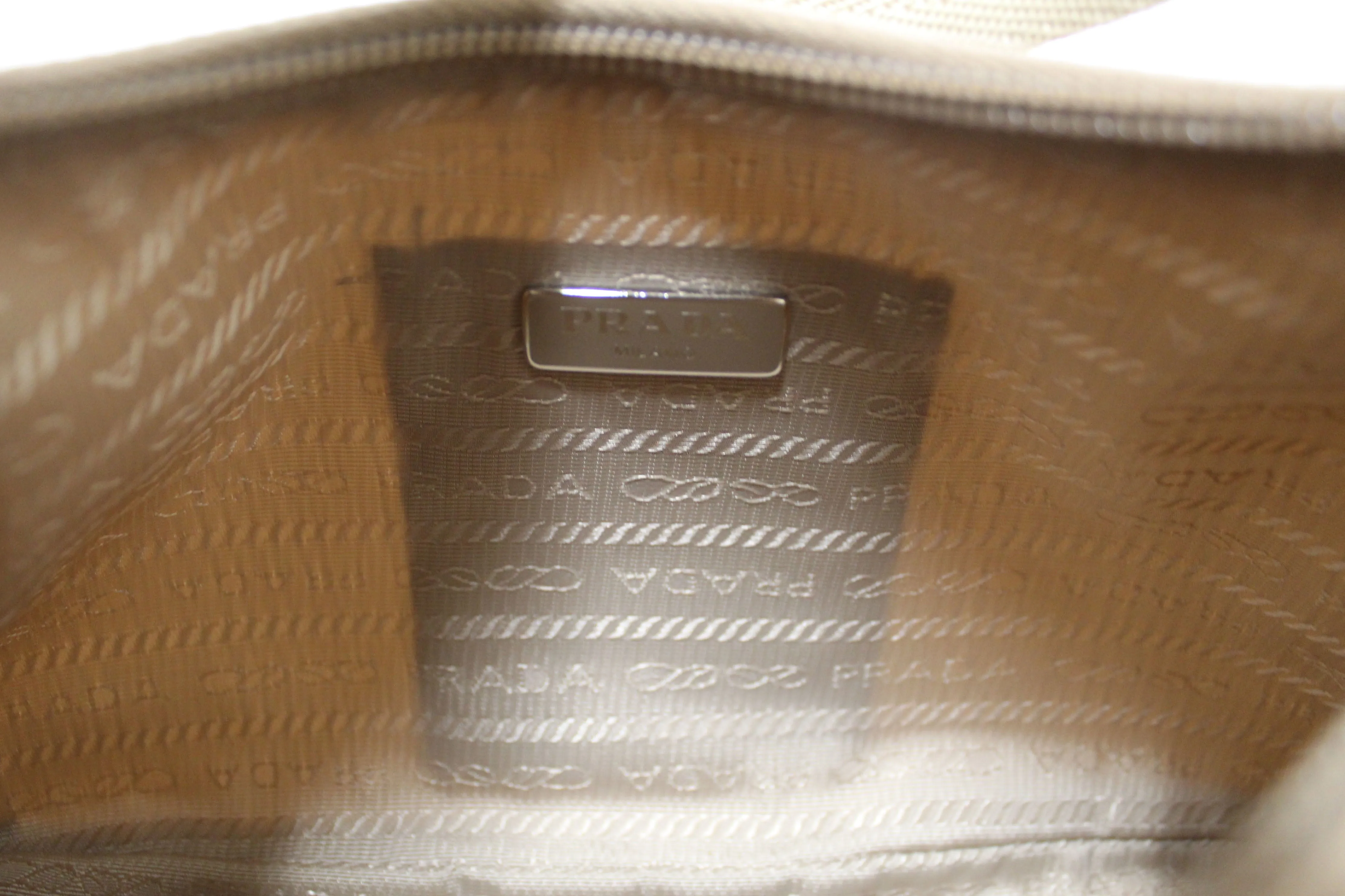 Prada Desert Beige Re-Nylon Re-Edition 2000 Mini Shoulder Bag