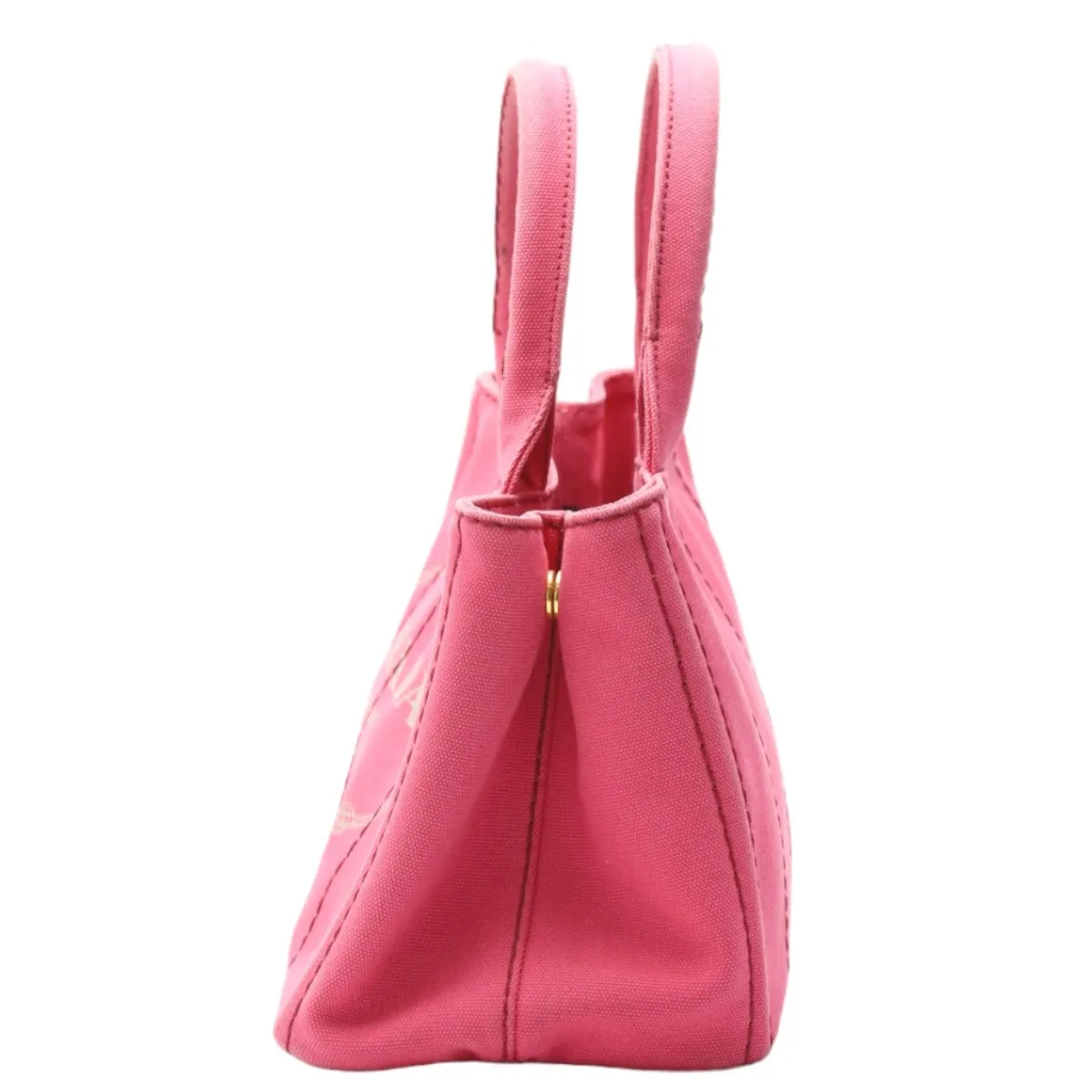 PRADA Tote Bag 1BG439 Cotton canvas pink Tote Bag Cotton canvas Canapa mini Women Used