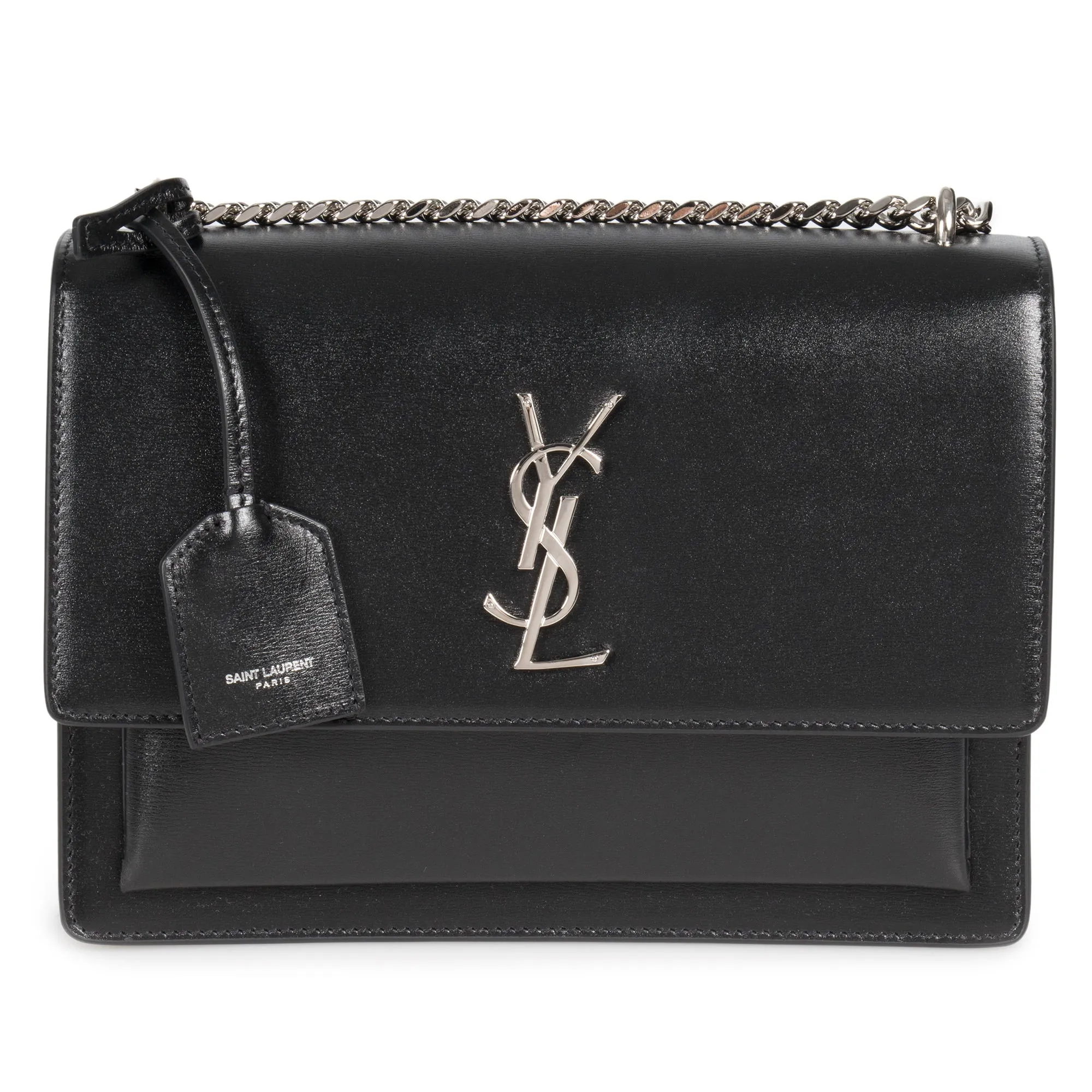 Saint Laurent Medium Black Sunset Monogram Shoulder Bag